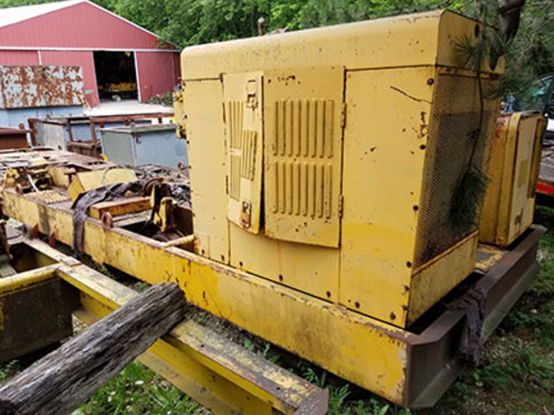 CSX RAIL TRANSPORT CARRIAGE CART, 17’ X 7’ WITH GM MOTOR - Image 7 of 7