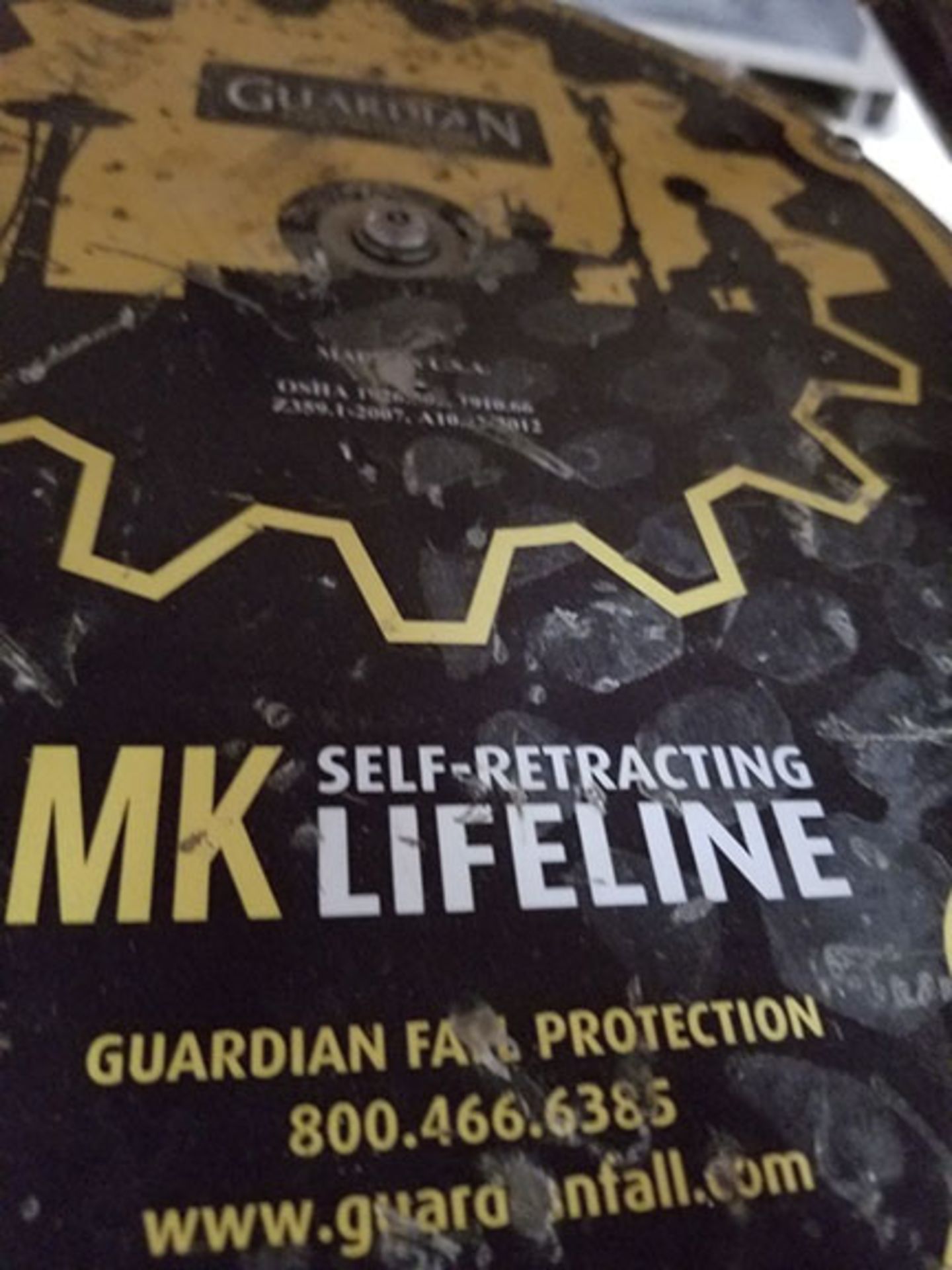(7) GUARDIAN MK SELF-RETRACTING LIFELINES, 65’ - Image 3 of 3