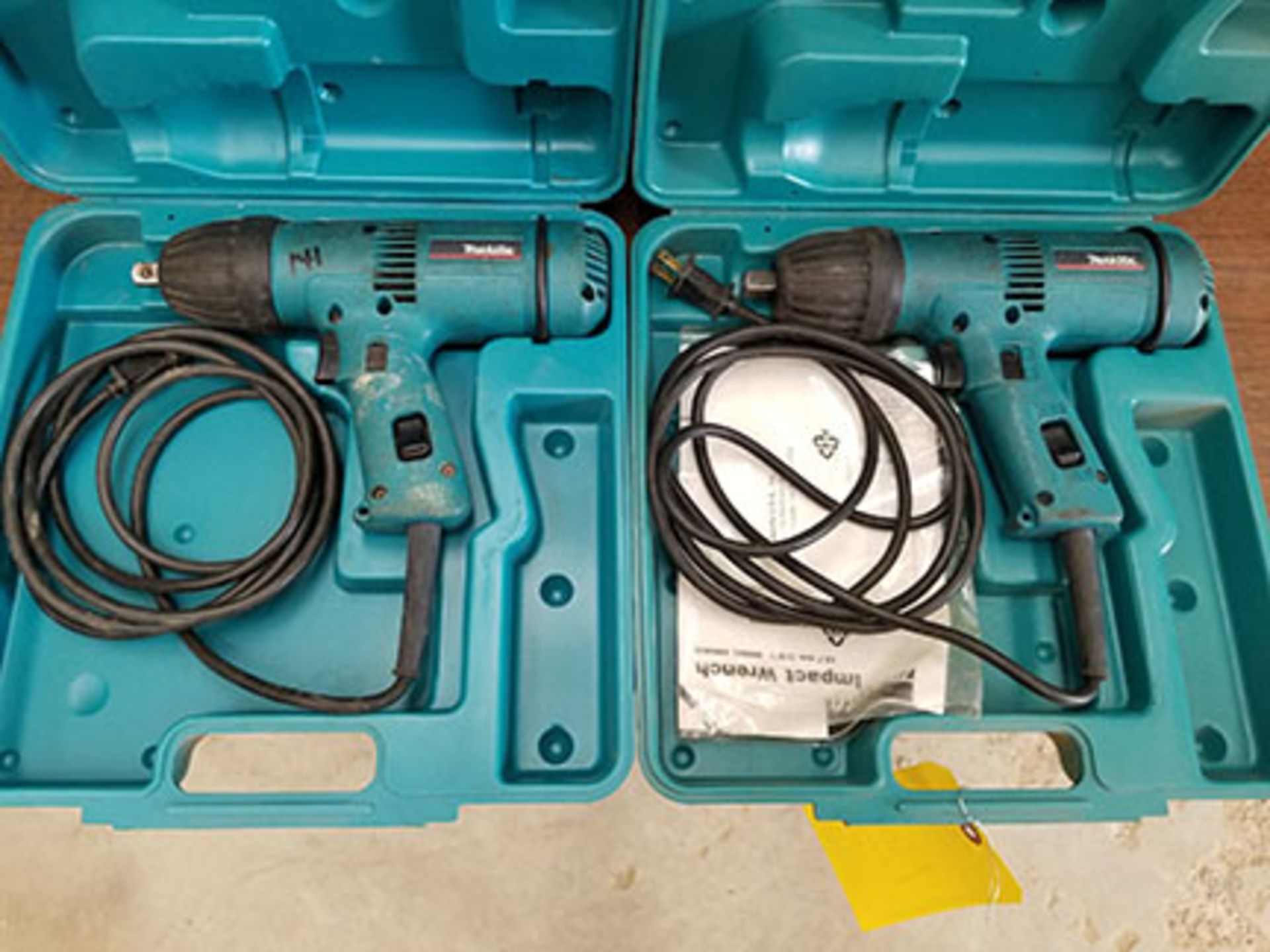 (2) MAKITA 1/2" ELECTRIC IMPACT WRENCHES, MODEL 6904VH - Image 3 of 6