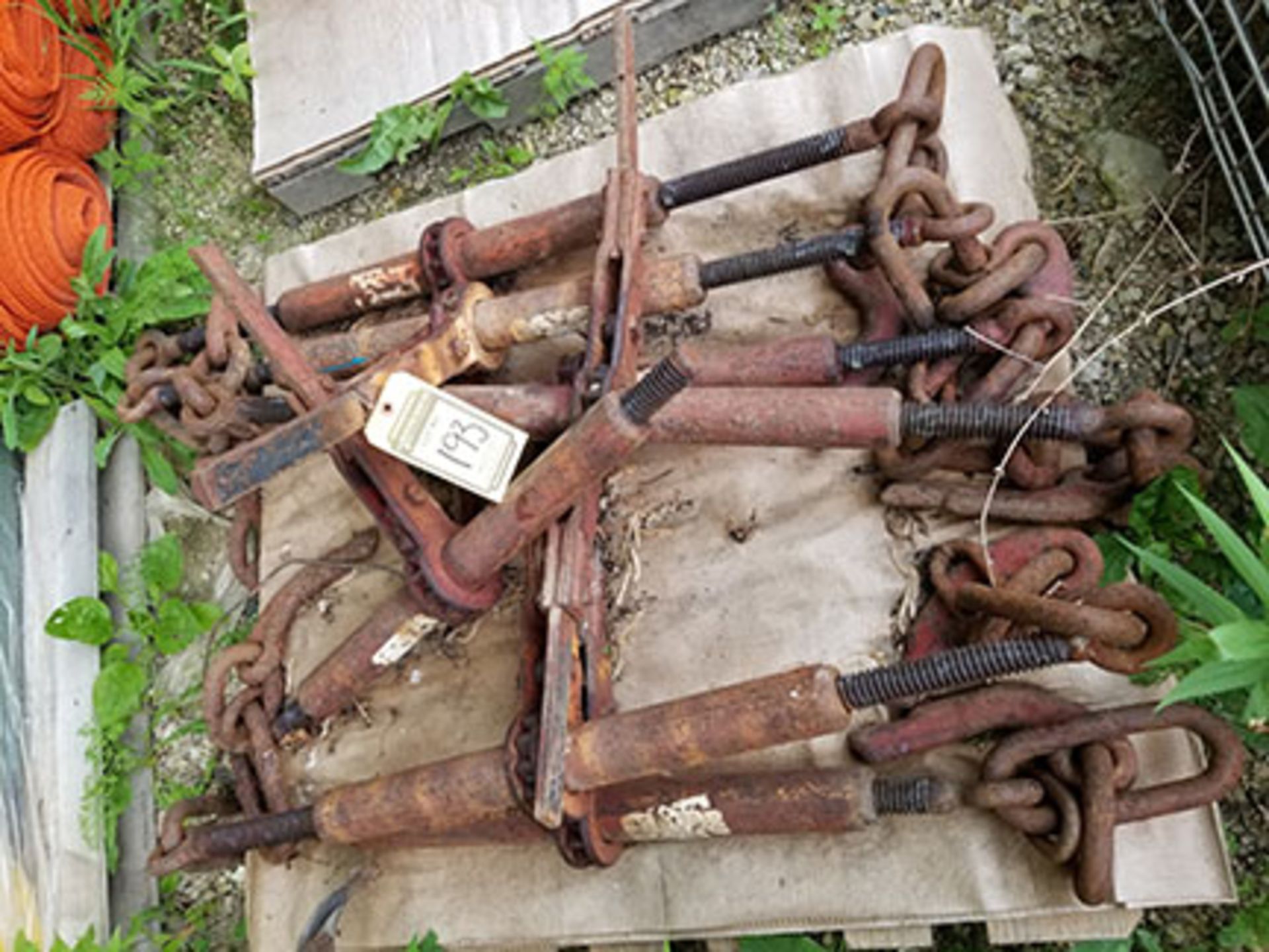 PALLET OF LARGE RATCHET BINDERS - Image 4 of 4