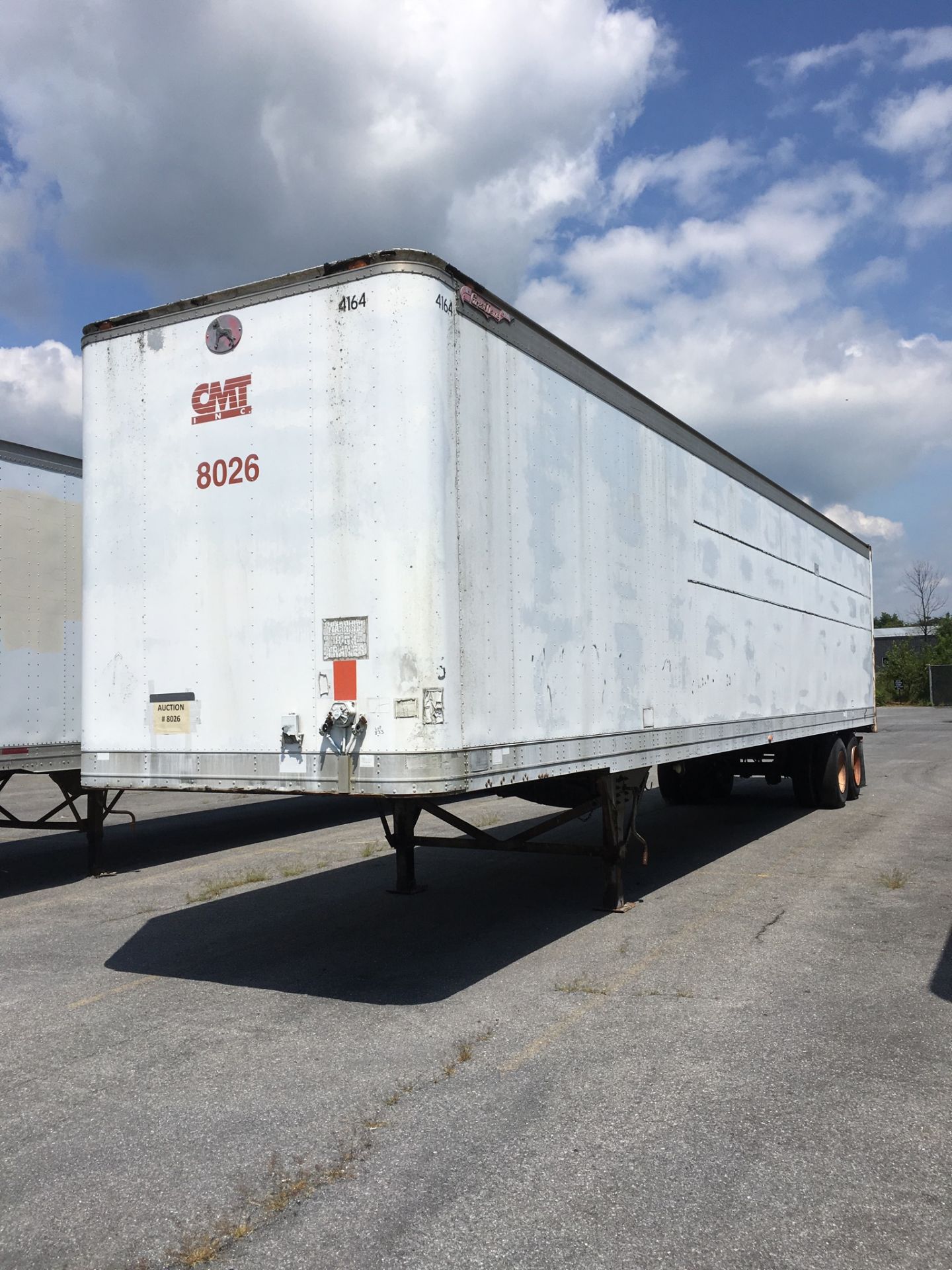 1990 GREAT DANE 48' VAN TRAILER; VIN 1GRAA962XLB097009