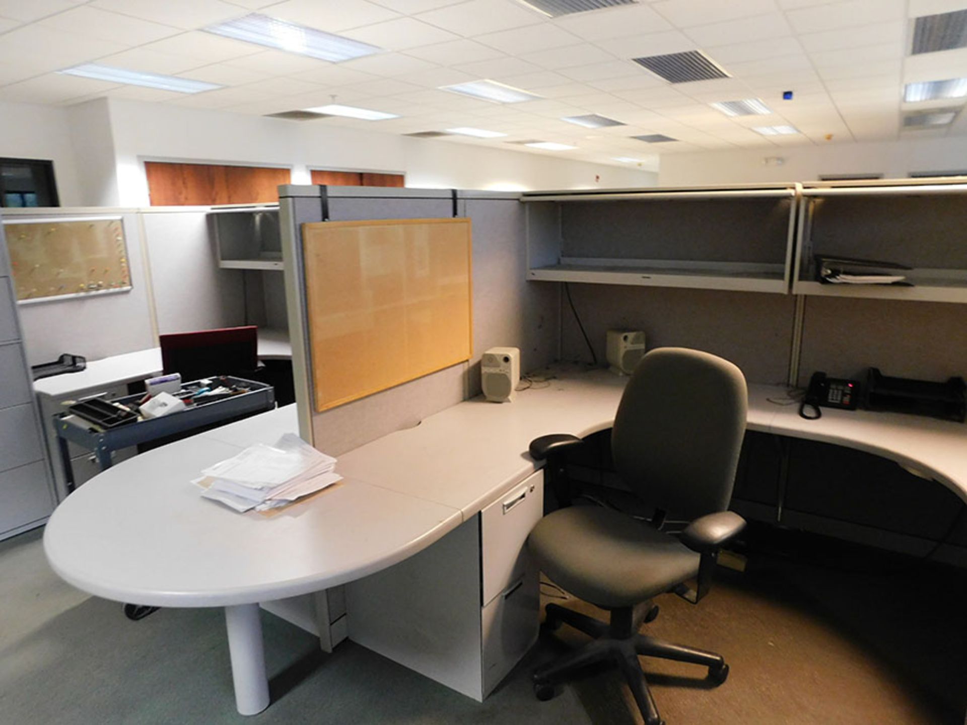 (2) CUBICLES WITH CONTENTS