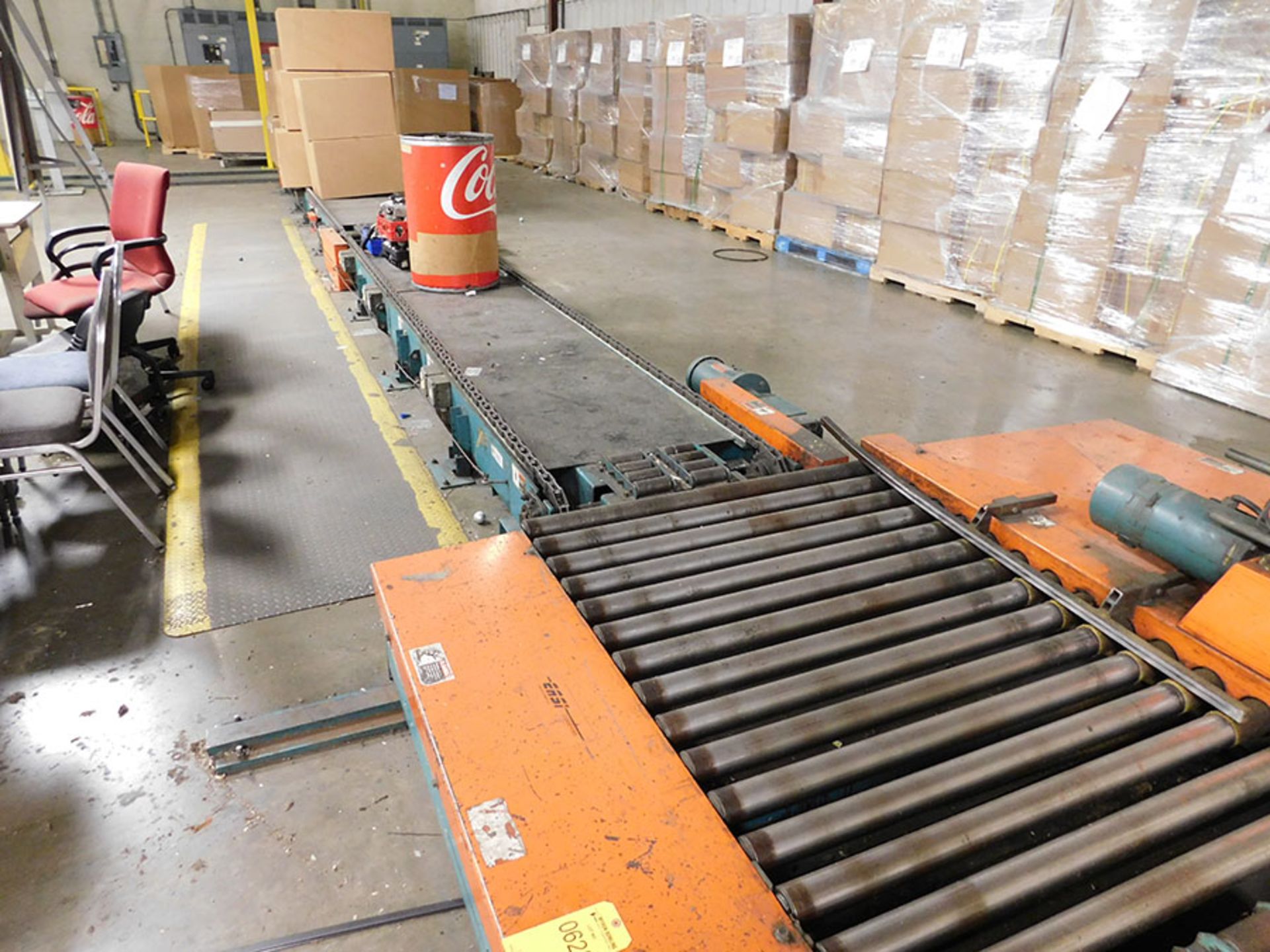 APPROX. 240' OF 39'' CHAIN CONVEYOR