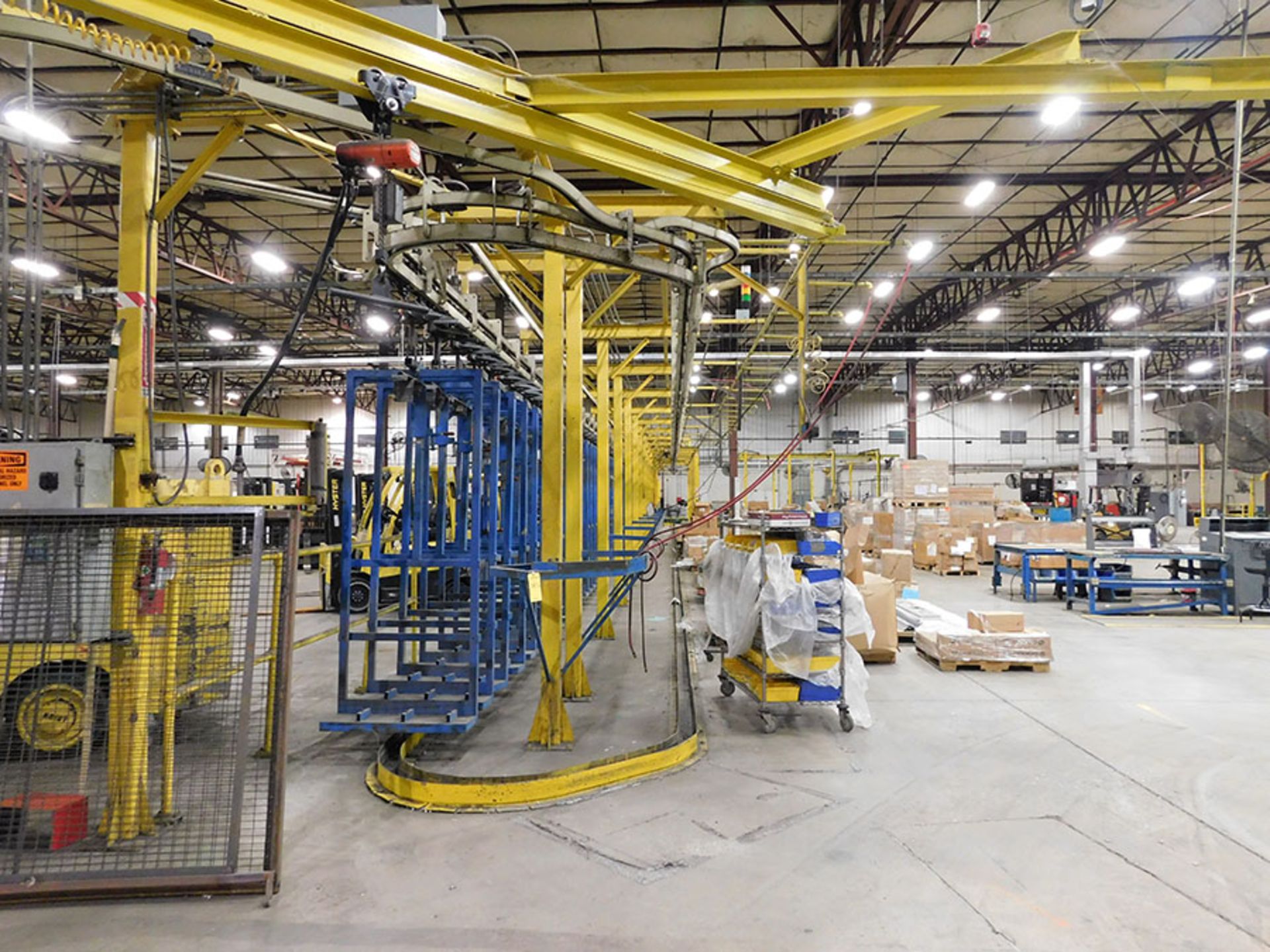 APPROX. 140' RICHARD WILCOX ASSEMBLY CONVEYOR SYSTEM