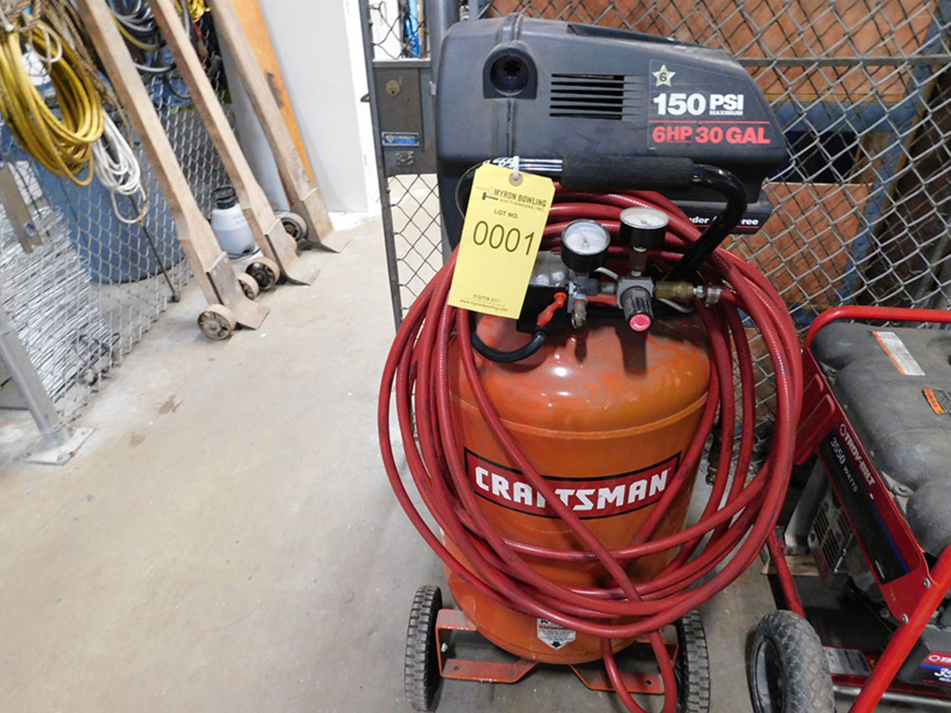 CRAFTSMAN 6HP 30-GALLON 150-PSI AIR COMPRESSOR