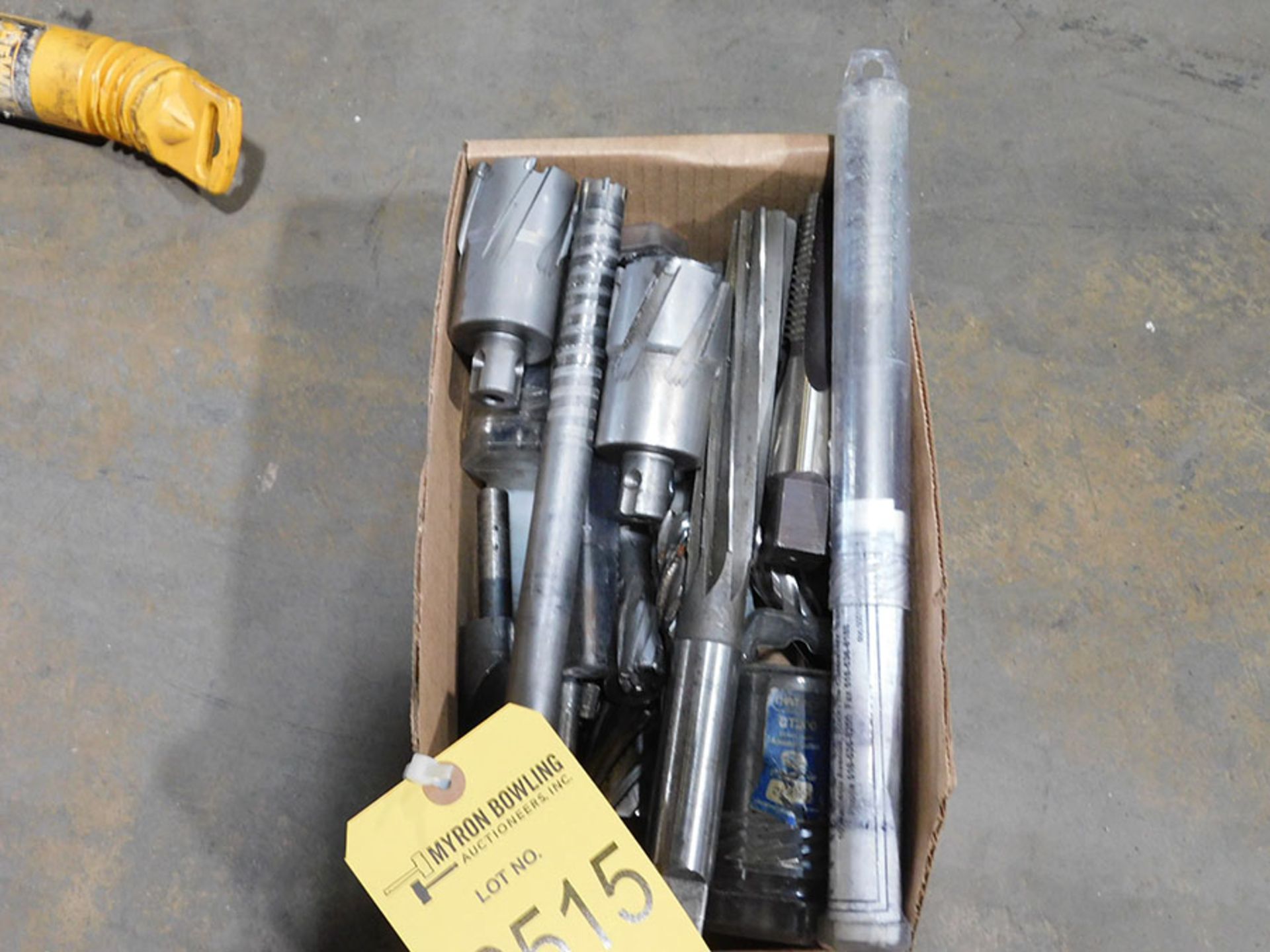 LOT OF REAMERS, REBAR BITS, AND HOLE SAW