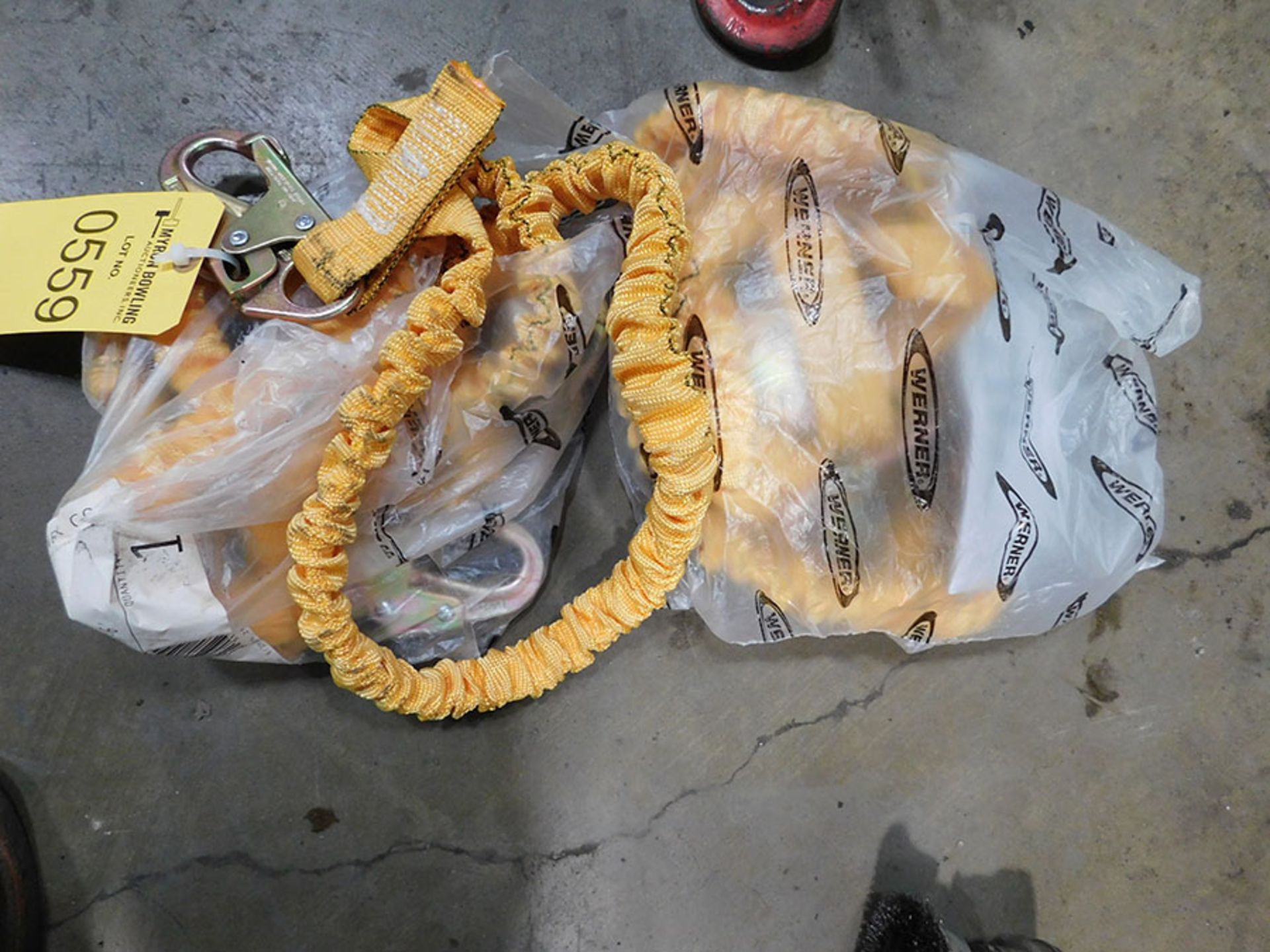 (2) WERNER FALL PROTECTION LANYARDS