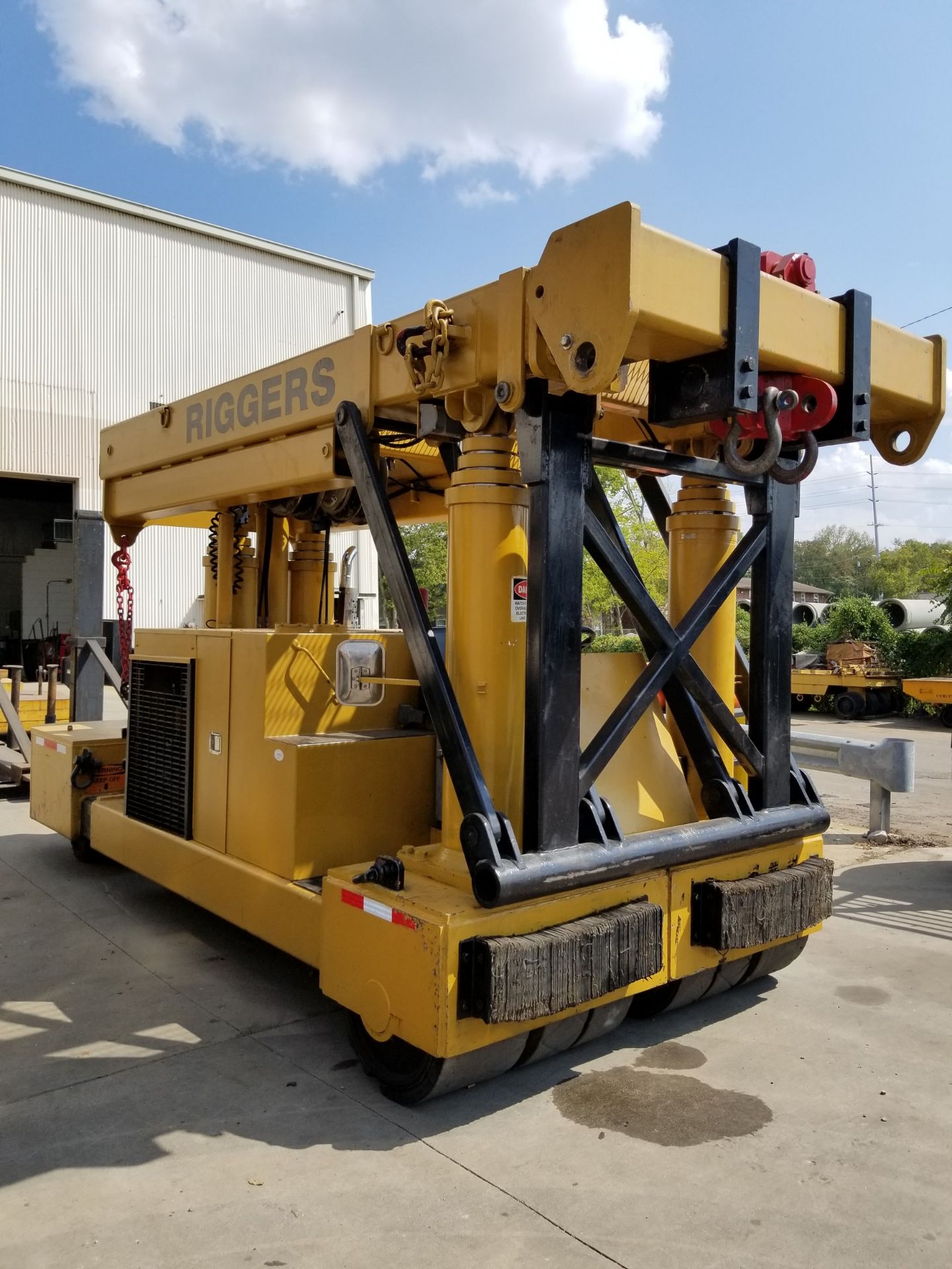 2000 RIGGERS TL150BW 75-TON HYDRAULIC TRILIFTER CARL CONTROL SYSTEM; DUAL FUEL, S/N 70022, 1,626 - Image 4 of 5