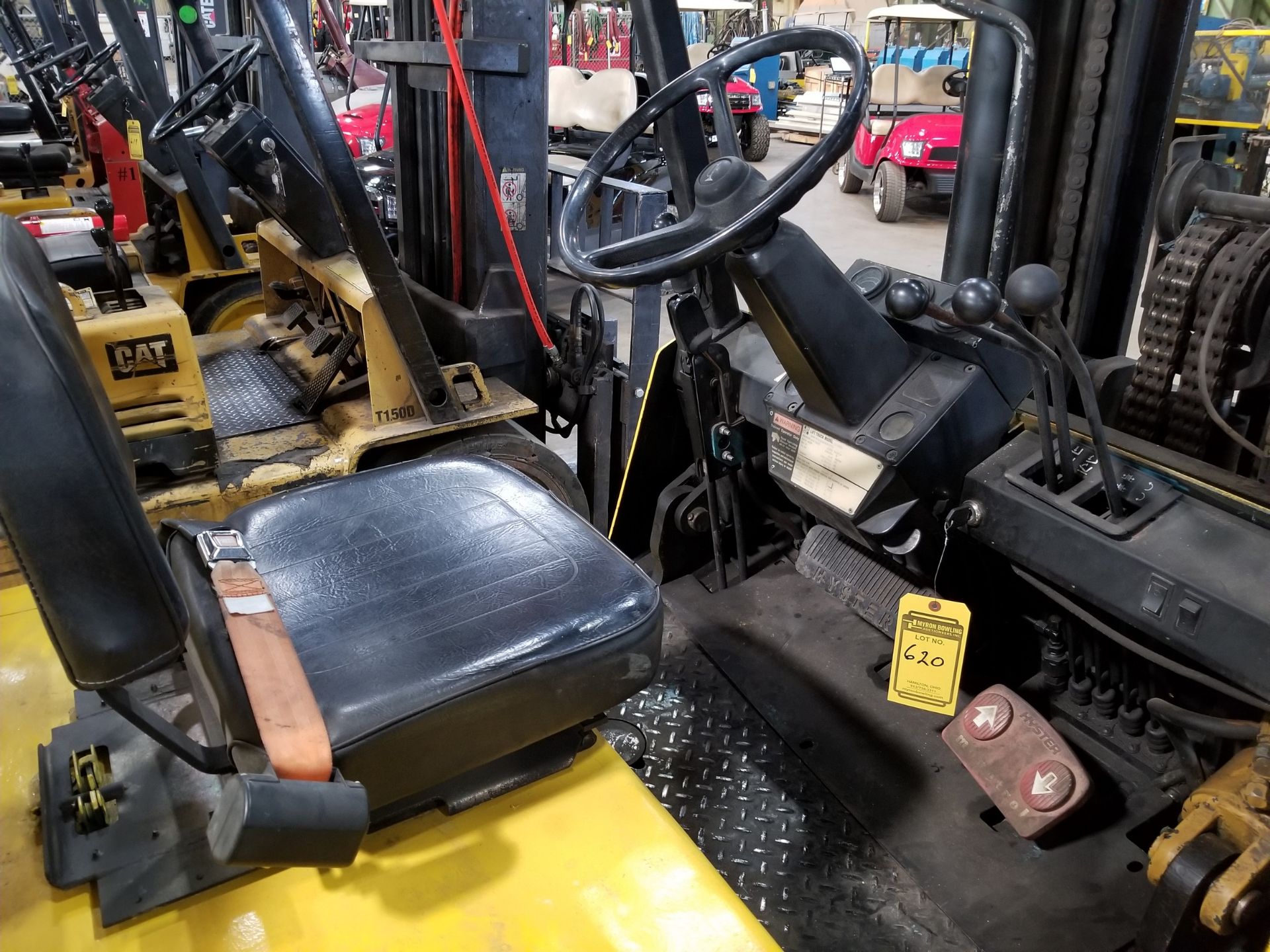 HYSTER S135XL2 EXTENDED FORKLIFT WITH ADDED COUNTERWEIGHT, 3-STAGE MAST, 178'' LIFT HEIGHT, LP - Image 4 of 4