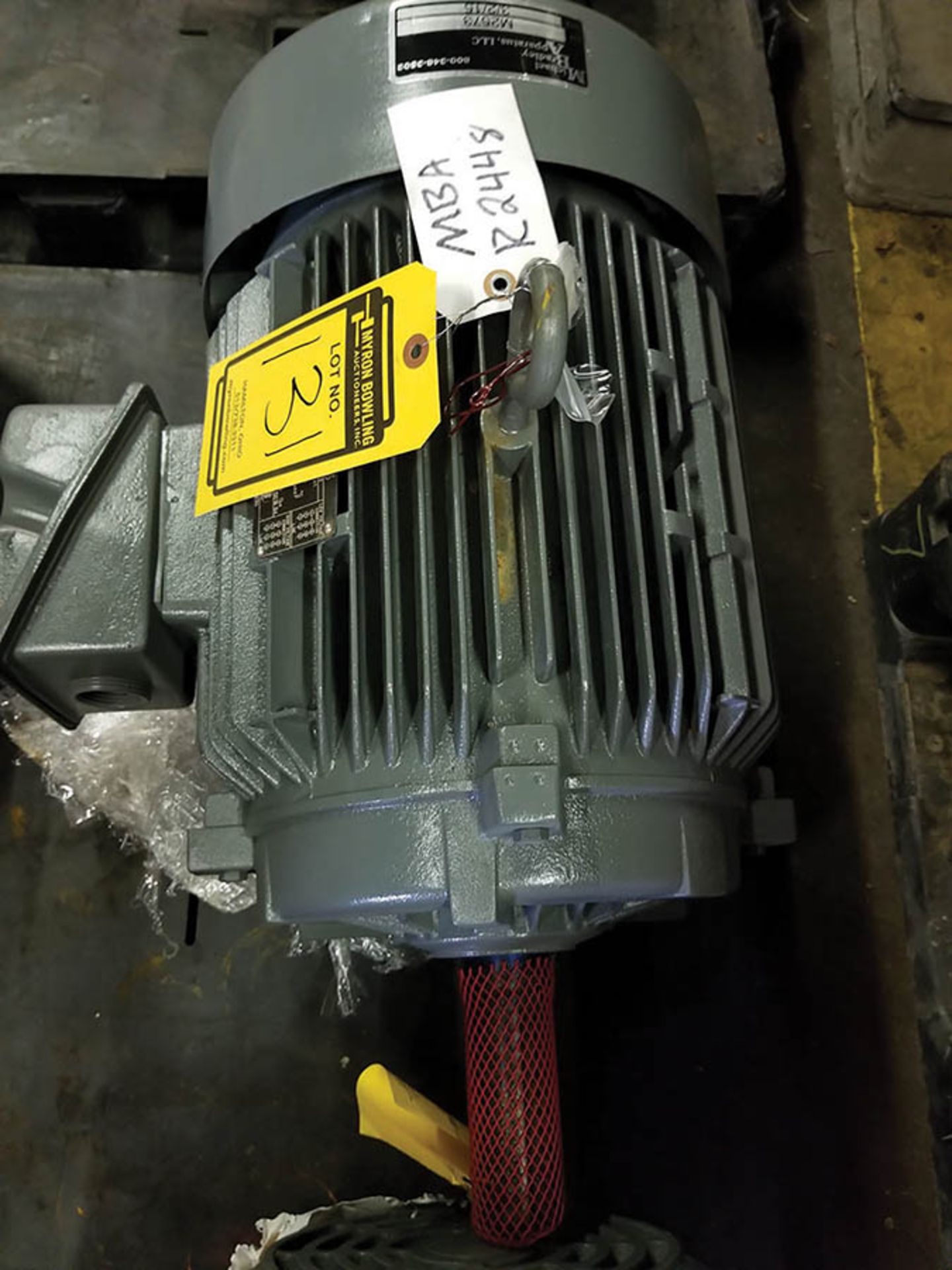 SIEMENS 20 HP ELECTRIC MOTOR; 1,750 RPM, 220-230/440-460V, 56-54/28-27 AMP, 3 PH, 60 HZ - Image 4 of 6