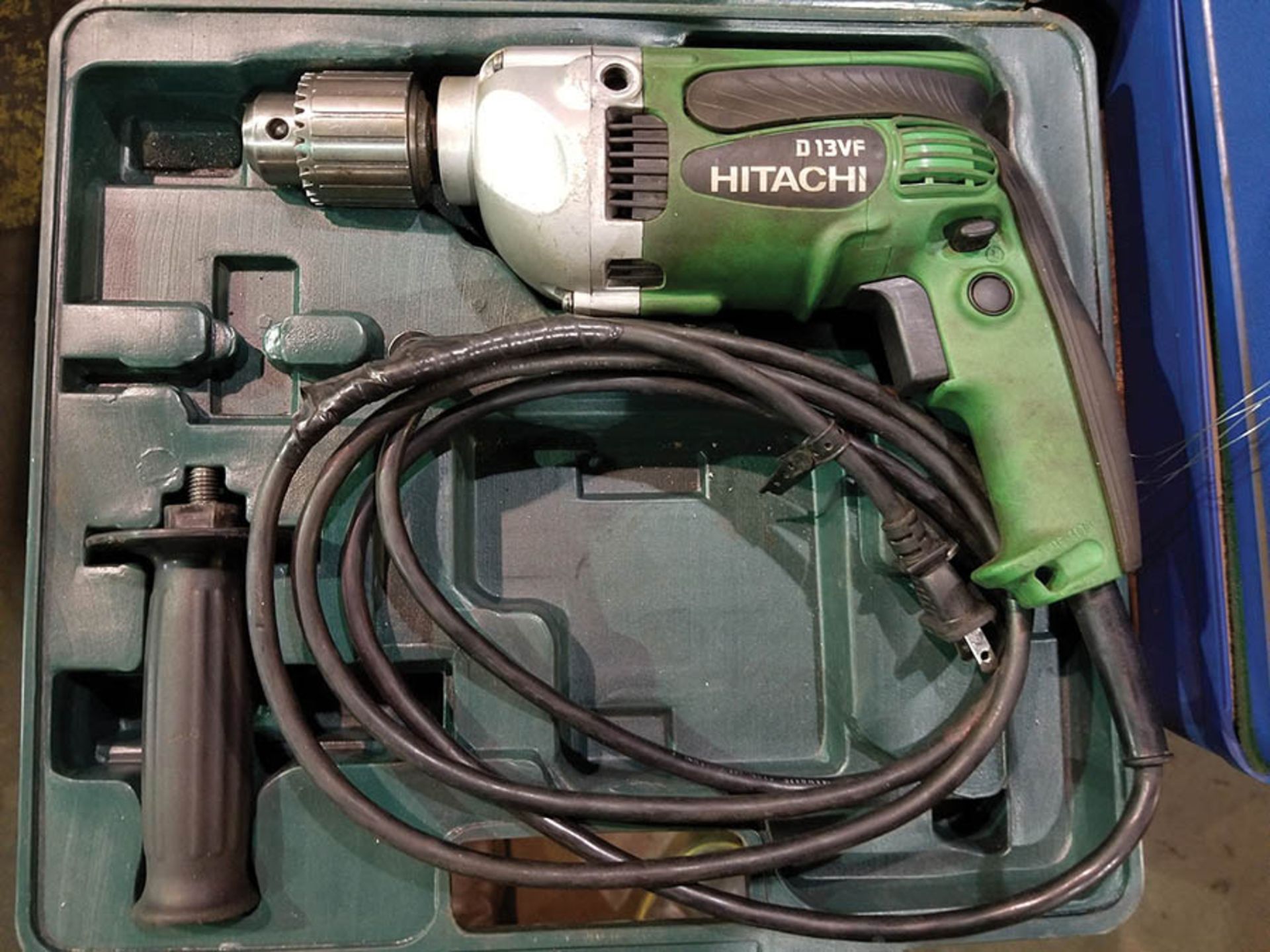 HITACHI 1/2" ELECTRIC DRILL, MODEL D13VF WITH CASE - Image 3 of 3