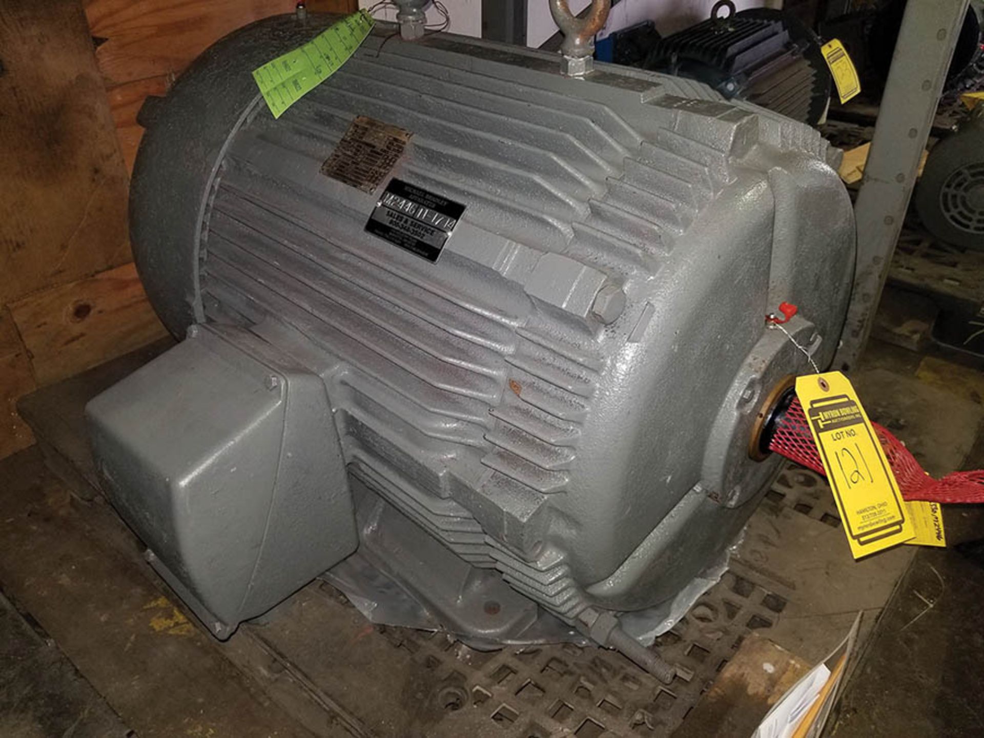 WESTINGHOUSE 100 HP ELECTRIC MOTOR; 1,780 RPM, 208-220/460V, 248-234/117 AMP, 3 PH, 60 HZ