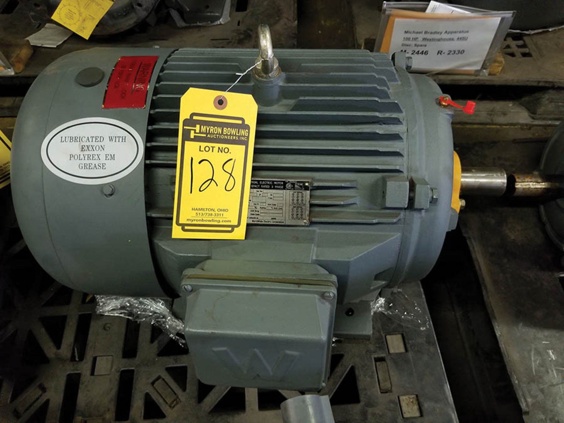 WORLDWIDE 25 HP ELECTRIC MOTOR; 230/460V, 55.8/27.9 AMP, 3,555 RPM