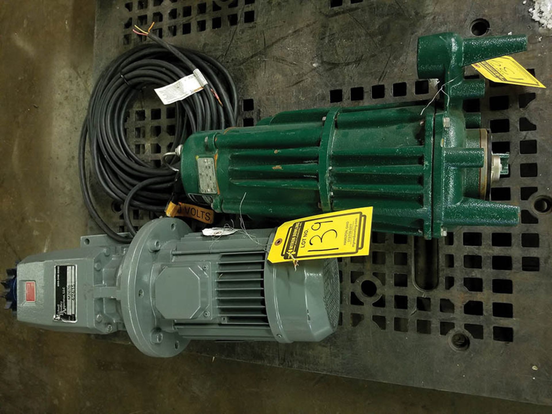 SEIPEE 2 HP ELECTRIC MOTOR & ZOELLER 2 HP ELECTRIC MOTOR