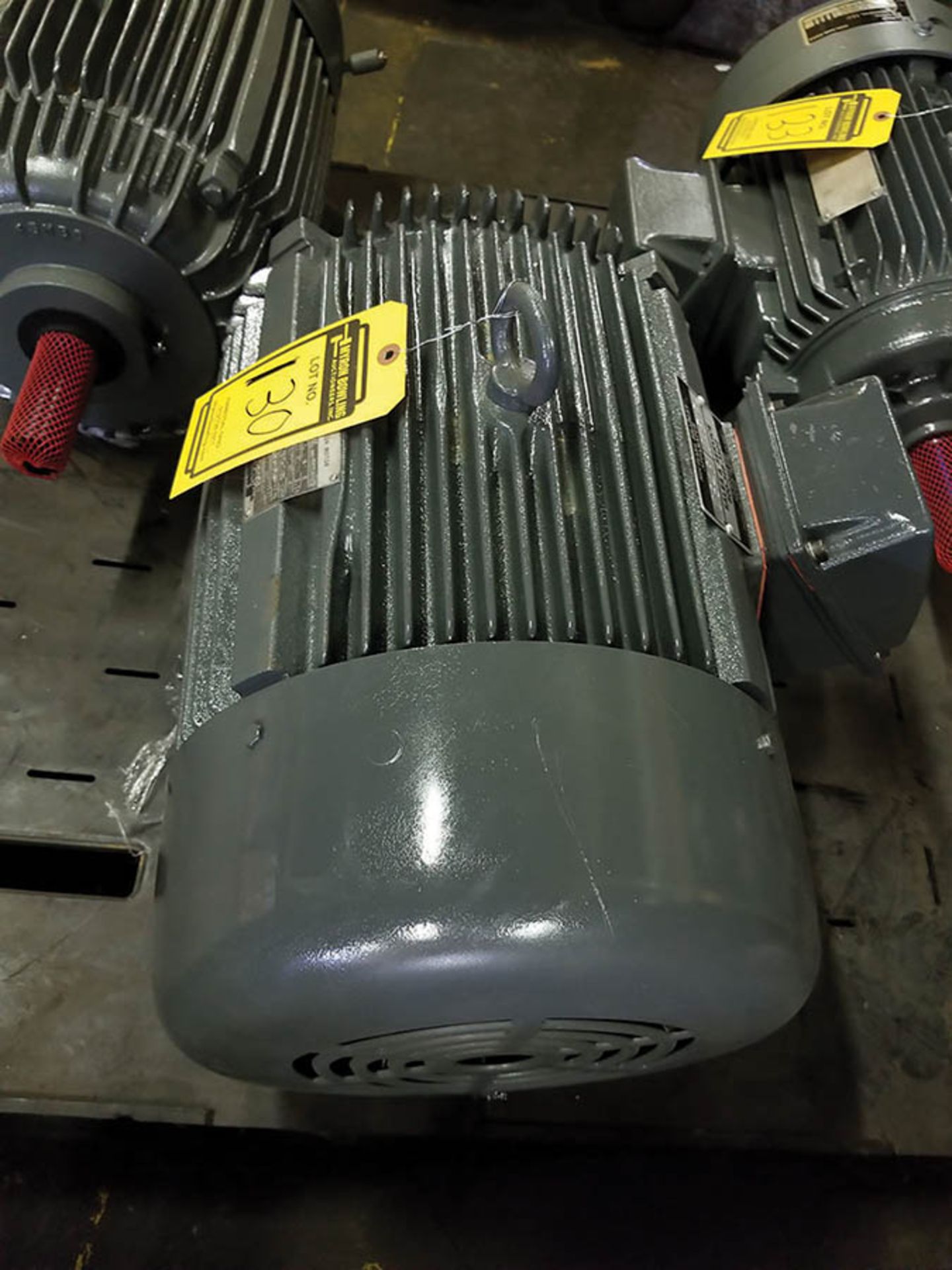 MITSUBISHI 25 HP ELECTRIC MOTOR; 1,740 RPM, 239 V, 61 AMP, 60 HZ - Image 5 of 5