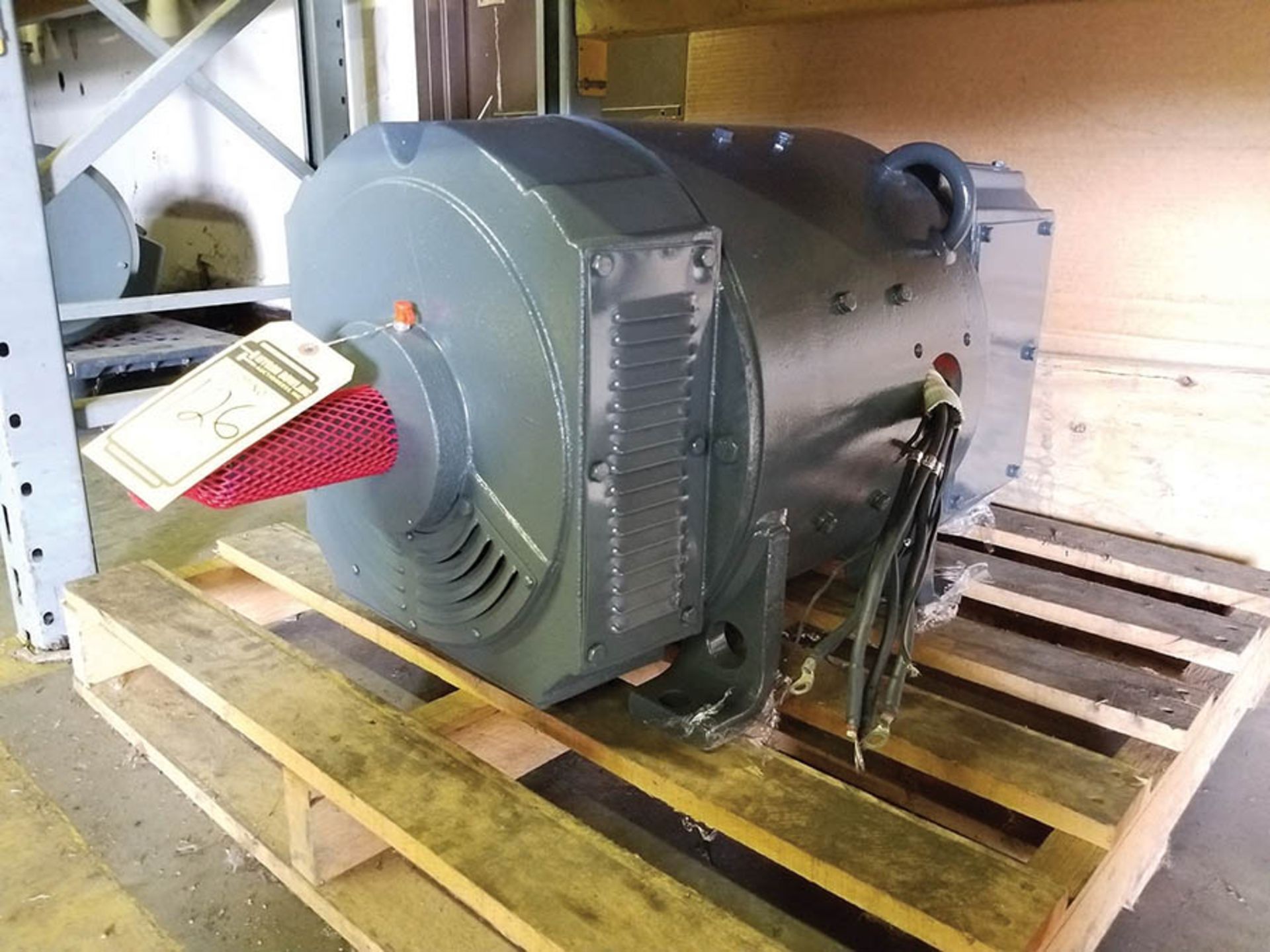 BALDOR 75 HP ELECTRIC MOTOR; 1,750/2,100 RPM, 500 V, 123 AMP,