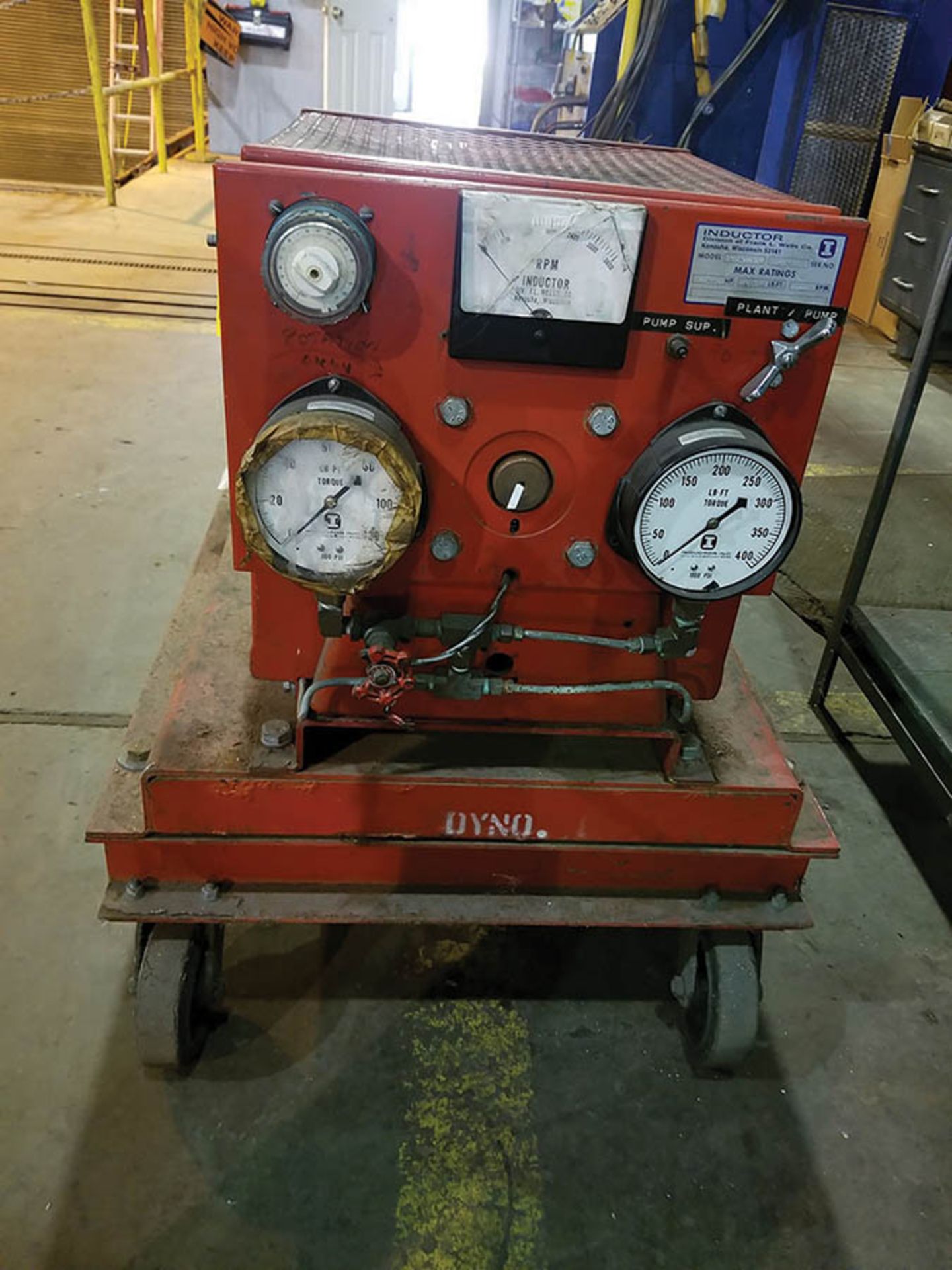 10-HP INDUCTOR PUMP CART; 3,000 RPM, S/N L-88, MODEL CD-1224-24, 120-400 LB. FT. - Image 3 of 5