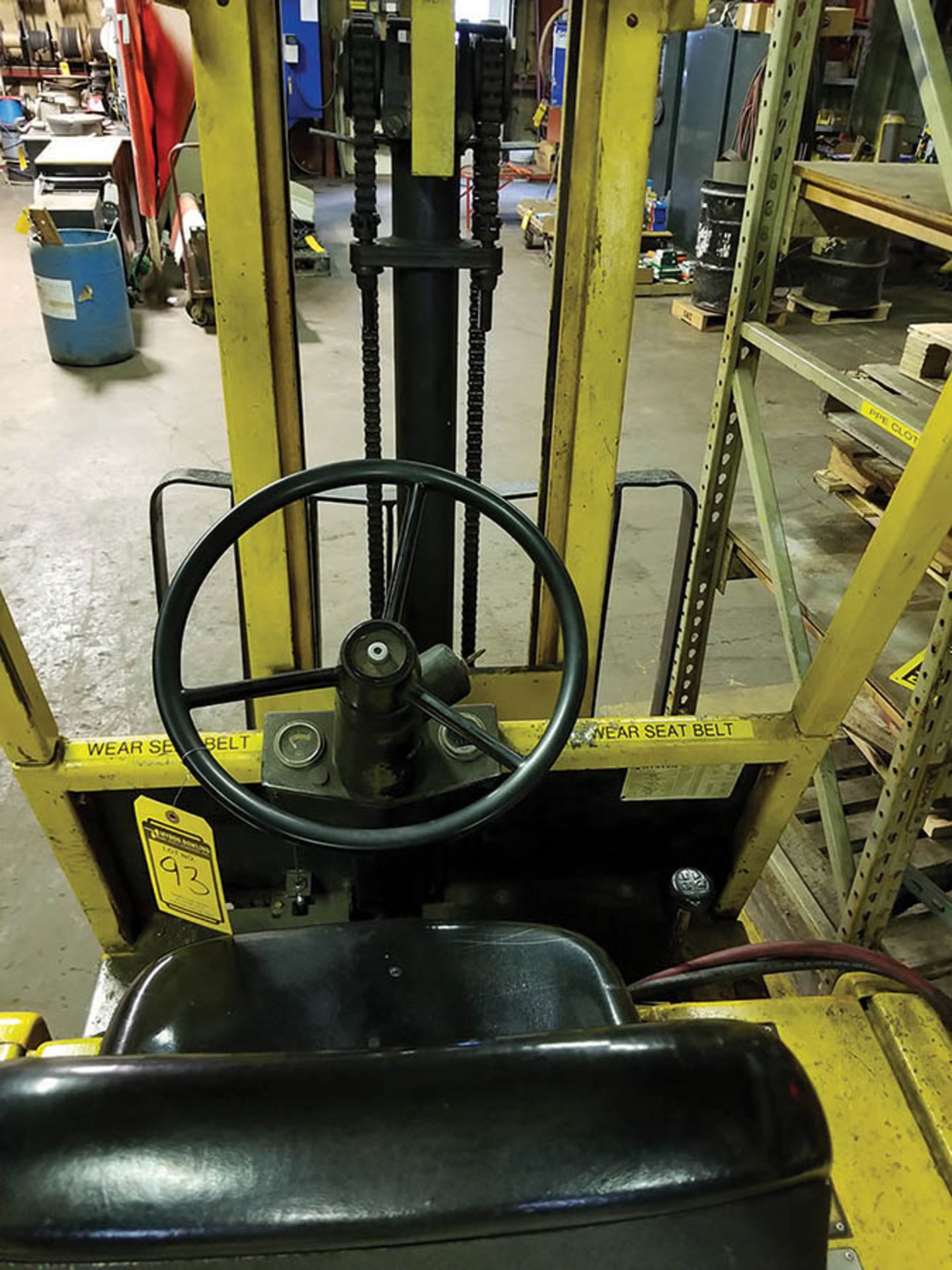 HYSTER 5,000 LB. ELECTRIC FORKLIFT; 36V, 42" FORKS, S/N B108VC6263A WITH EXIDE GOLD DEPTH, 36V - Image 5 of 8