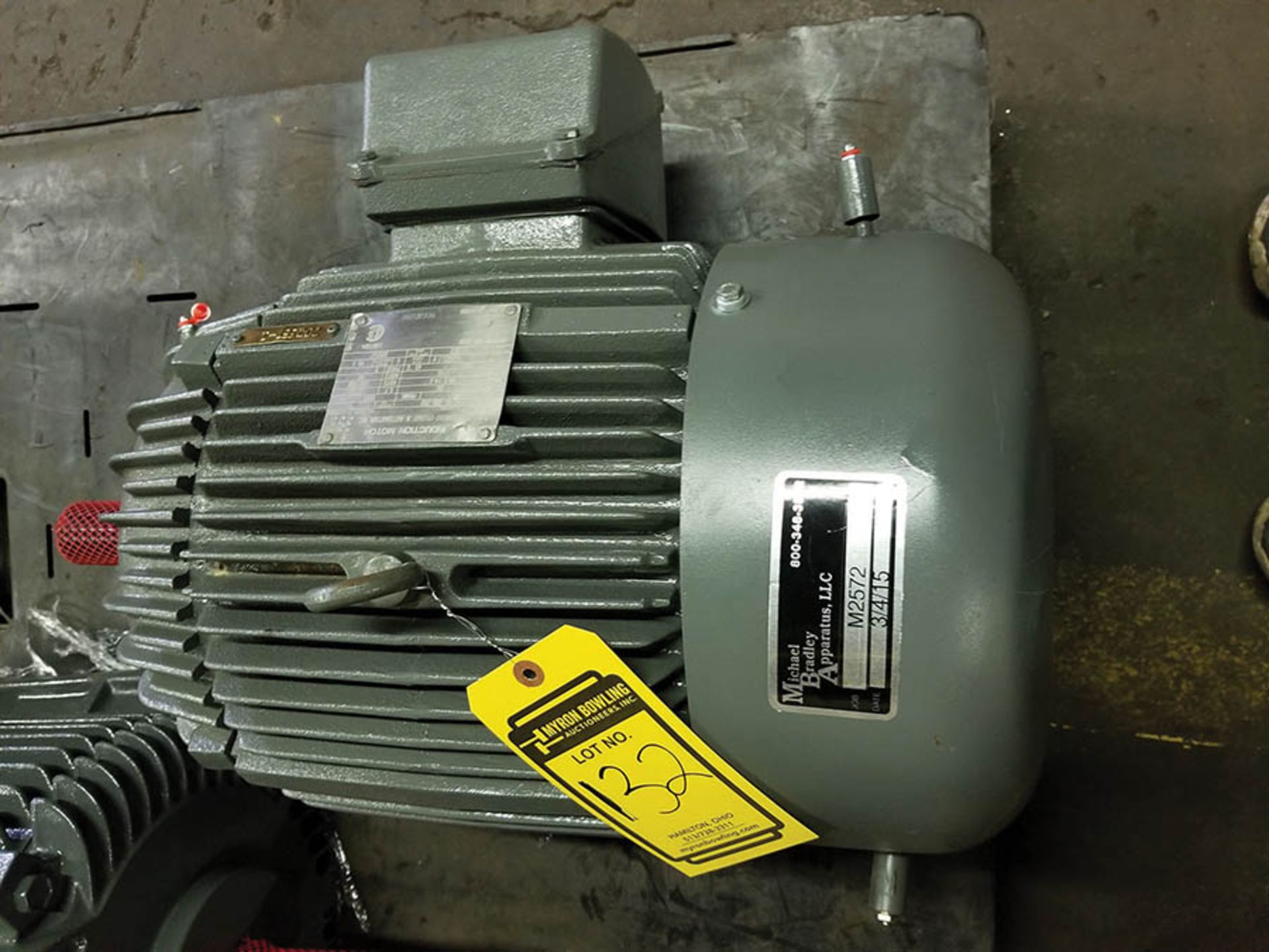 SIEMENS 20 HP ELECTRIC MOTOR; 1,740 RPM, 239/460V, 49.2/24.6 AMP, 60 HZ, 3 PH - Image 4 of 5