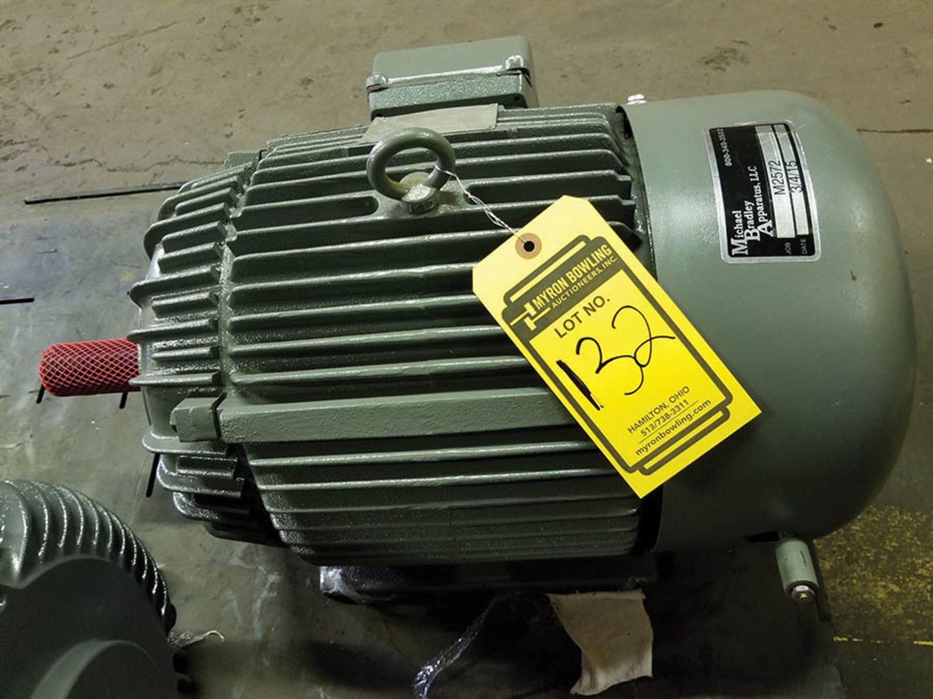 SIEMENS 20 HP ELECTRIC MOTOR; 1,740 RPM, 239/460V, 49.2/24.6 AMP, 60 HZ, 3 PH - Image 5 of 5