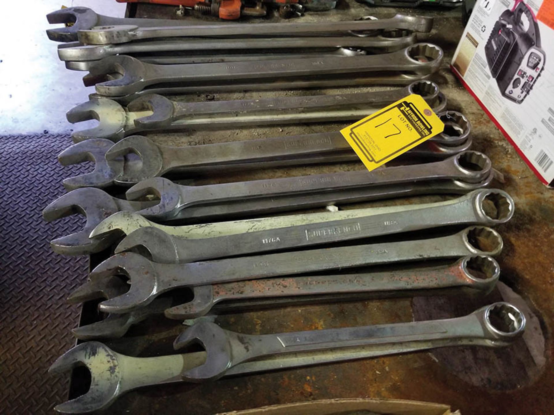 (19) LARGE WRENCHES; CLOSED END, UP TO 2 1/8" - Image 3 of 3