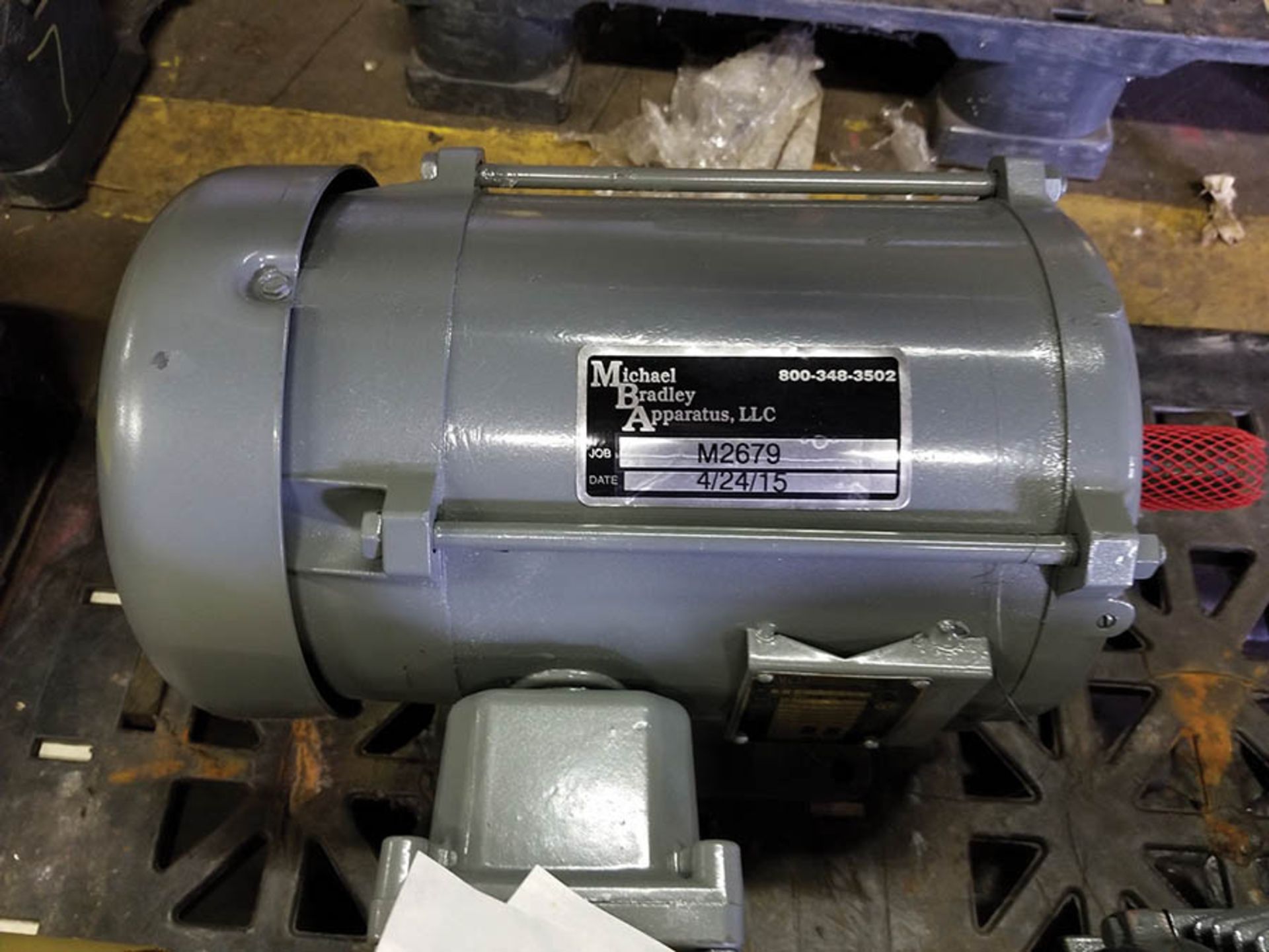 (5) ELECTRIC MOTORS; WEG 4 HP, 1,740 RPM, BALDOR 3 HP, 2,725 RPM, WESTINGHOUSE 3 HP, 1,725 RPM/ - Image 7 of 8