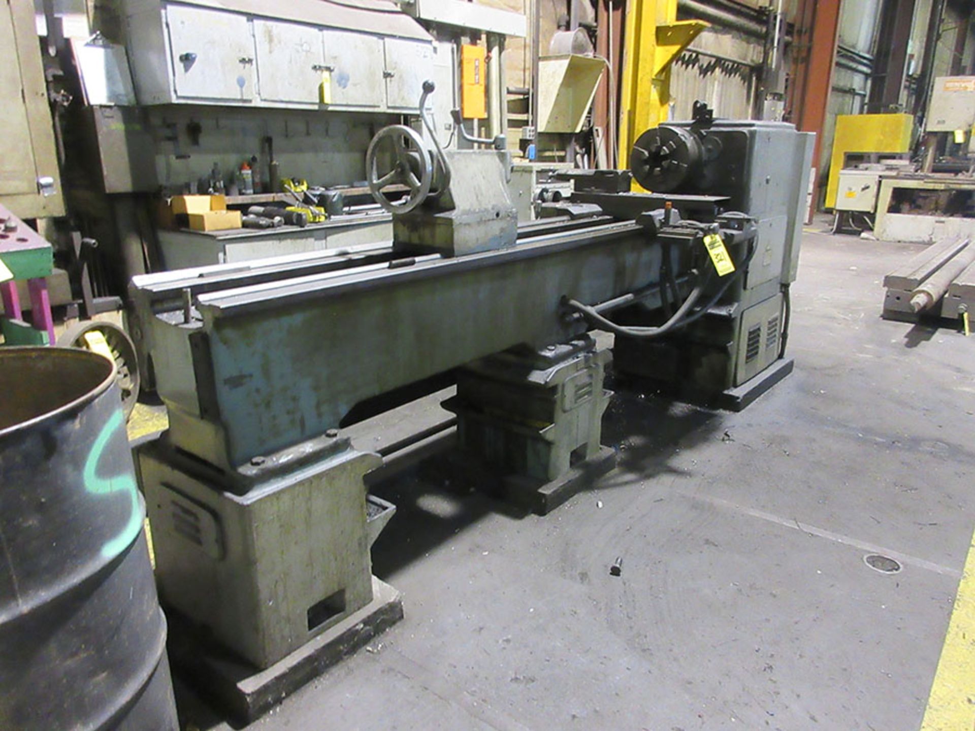 LONGEM 20'' X 80'' GAP BED LATHE; MODEL LG-2080DS, 22.4-1,600 RPM, SADDLE, SLIDEWAY, TAILSTOCK, 12'' - Image 3 of 3