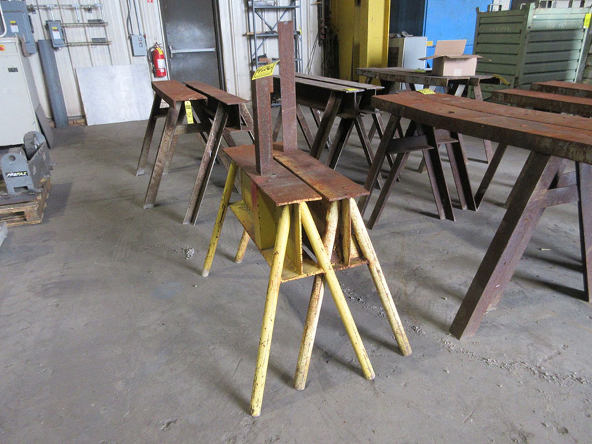 SET OF HD STEEL SAWHORSES