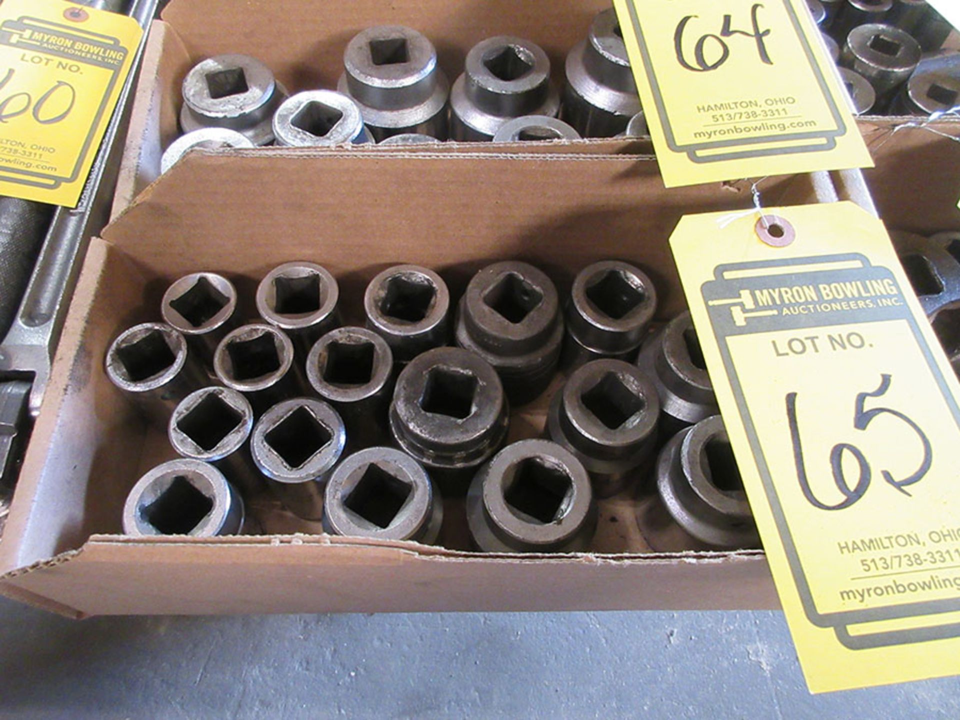 ASSORTED 3/4'' DRIVE SOCKETS