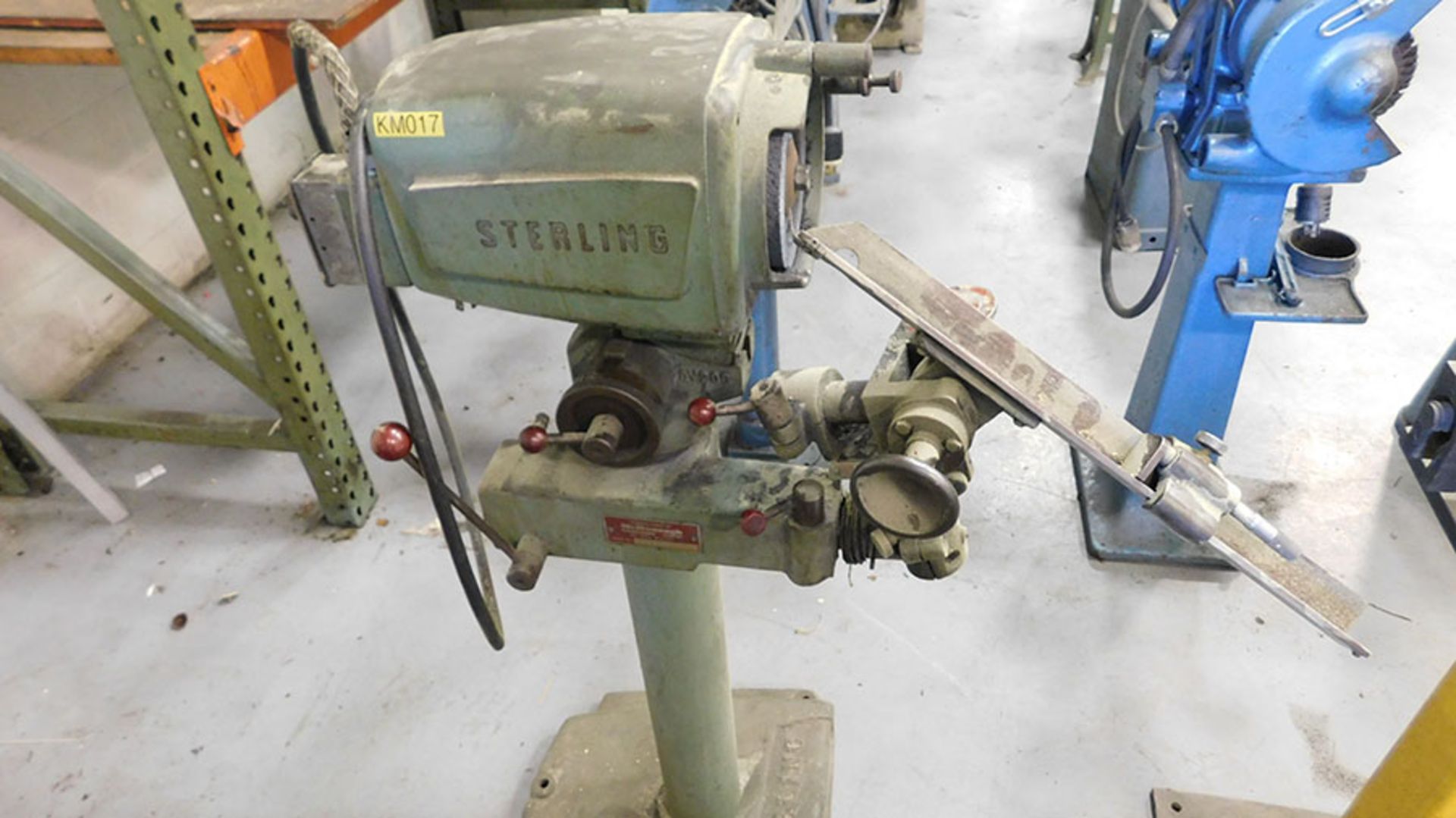 STERLING PEDESTAL GRINDER FACTORY #346, S/N DG4990D