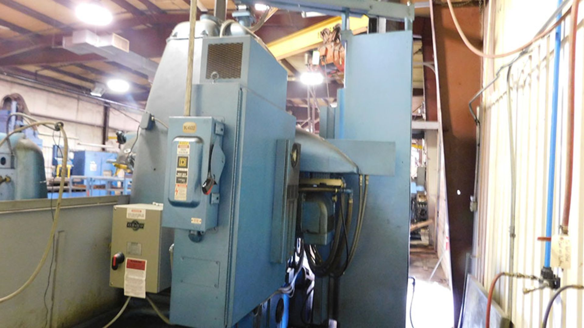 MATTISON HYDRAULIC SURFACE GRINDER, NEUTRAL PMC CONTROL, GE FANUC, 2-AXIS DRO, 20' X 97'' ( - Image 5 of 5