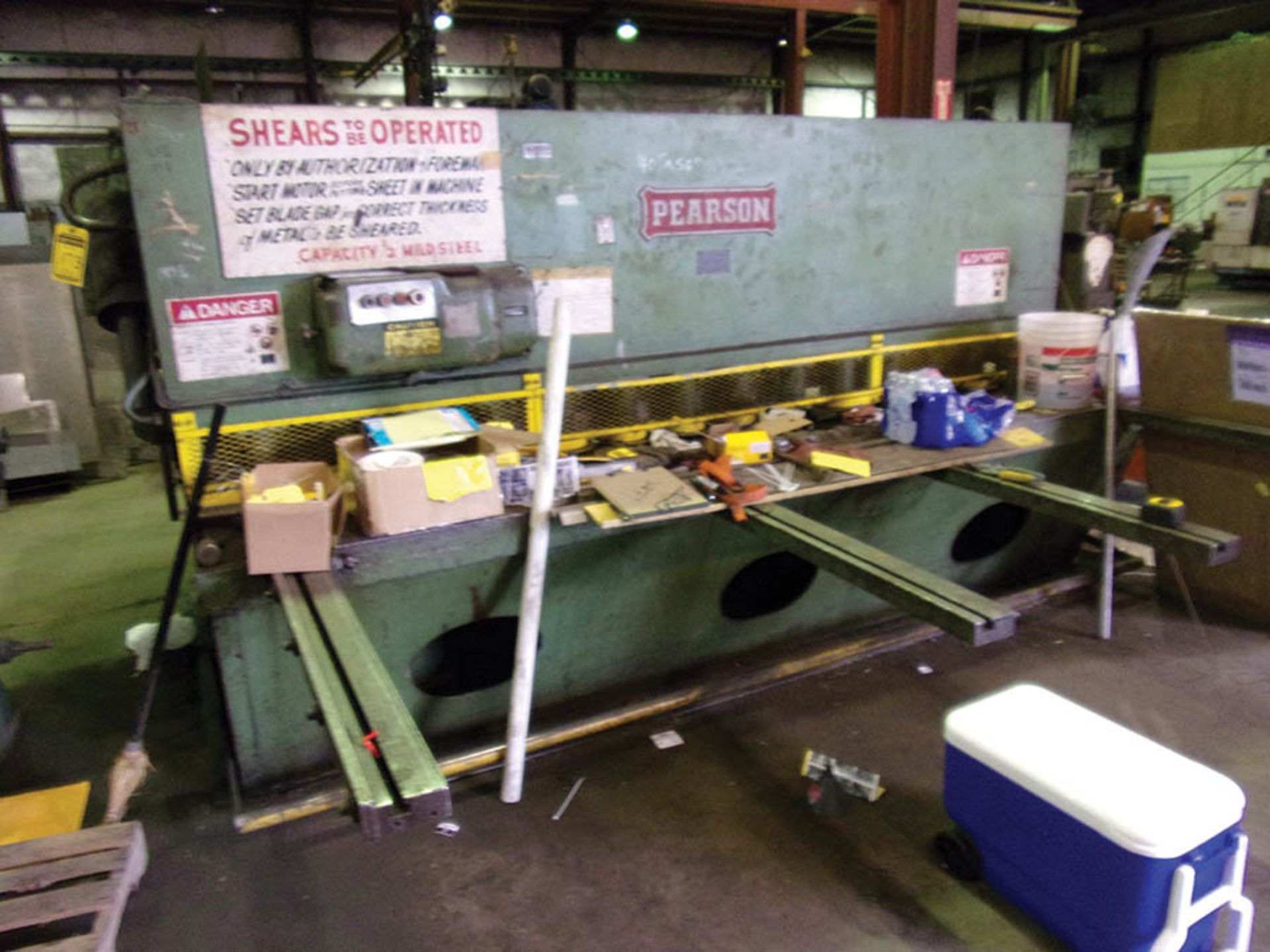 PEARSON 10' FINGER SHEAR 1/2''