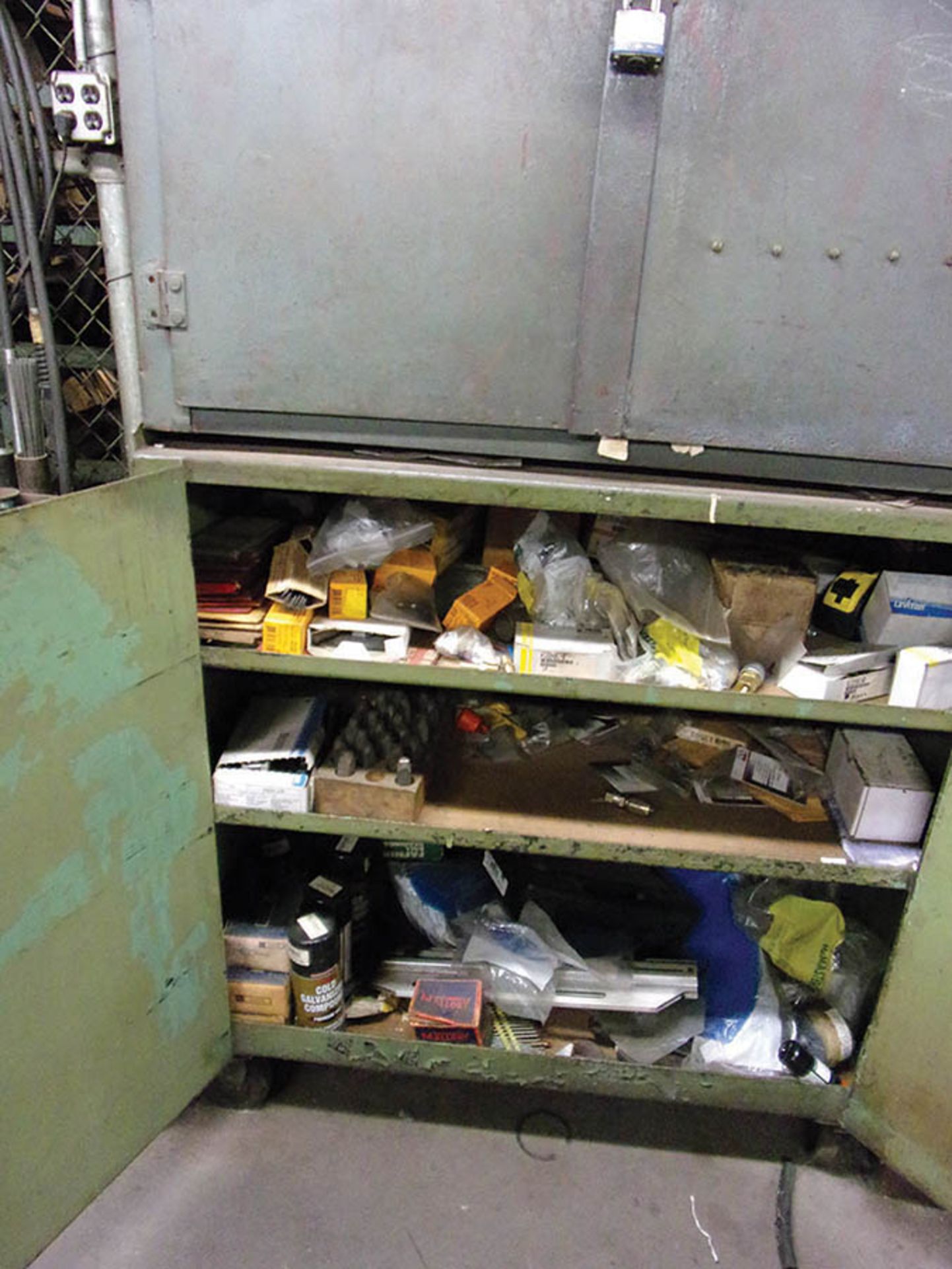 2-DOOR CABINET W/ PARTS