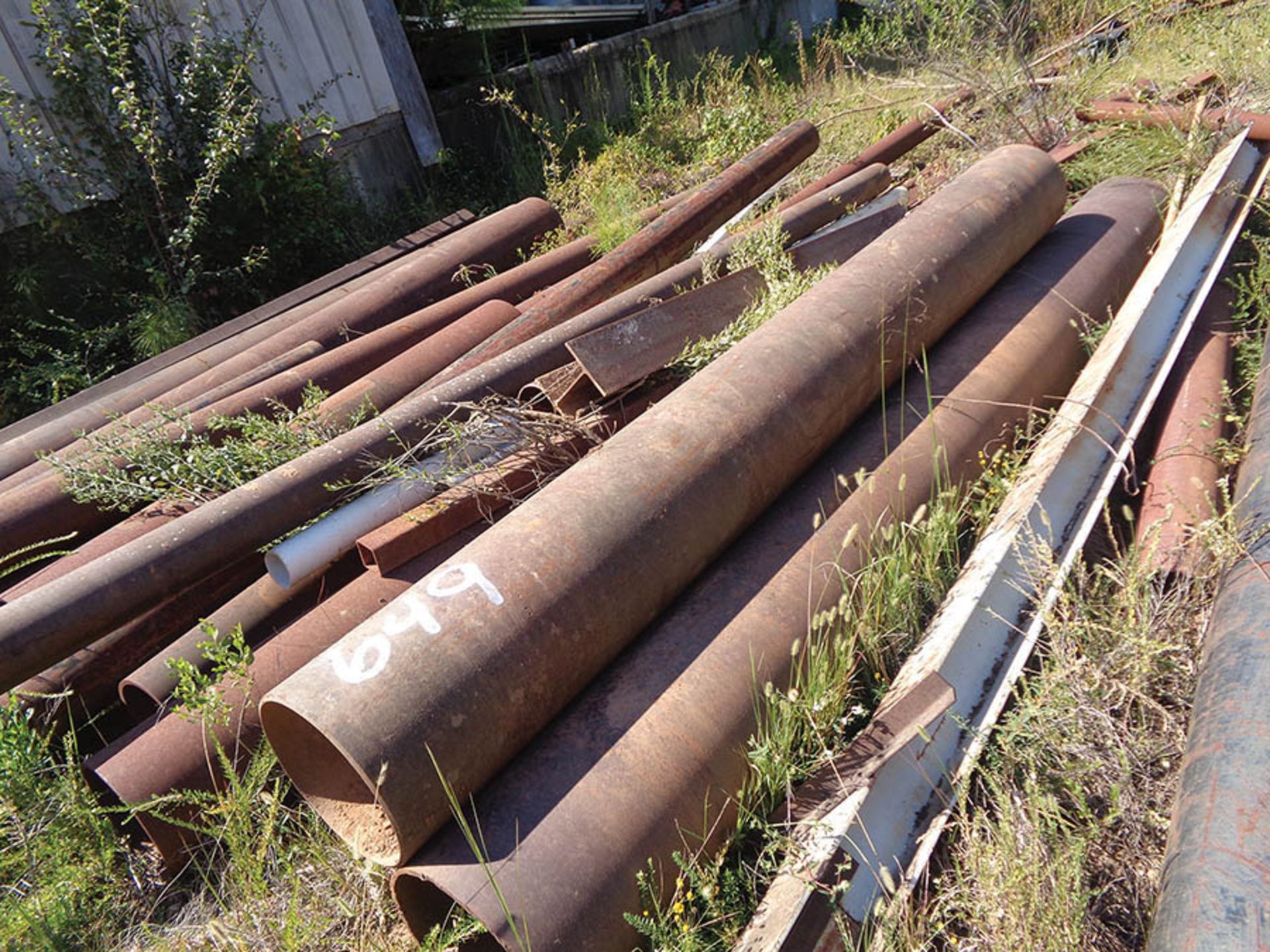 LARGE LOT W/ PIPE, ANGLE, FLAT, SQUARE, ROUND ***GO IN BUILDING*** - Image 5 of 18