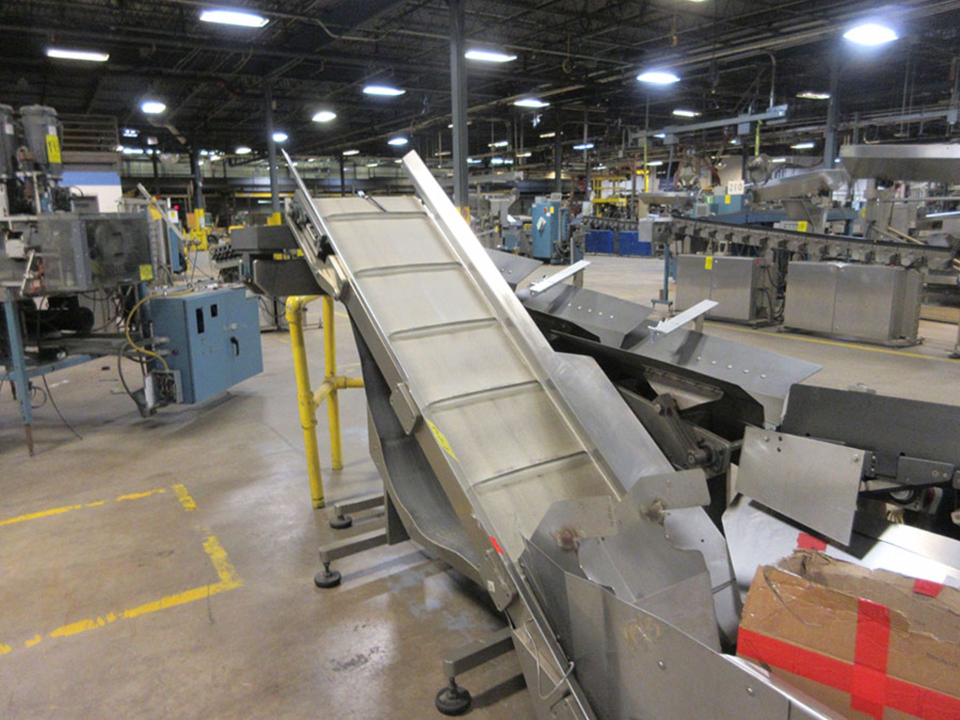 SS INTELLIFEED CONVEYOR SYSTEM; APPROX. 18' OA WITH 18'' WIDE INCLINE CONVEYOR - Image 2 of 2