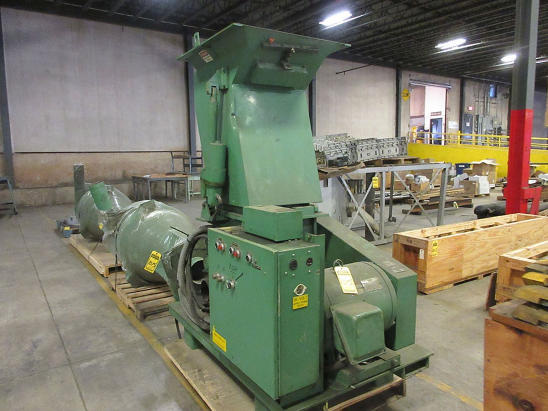 GRANUTEC TFG1616-40 GRANULATOR; 5-KNIFE, S/N 1000-3641, 40HP - Image 3 of 4