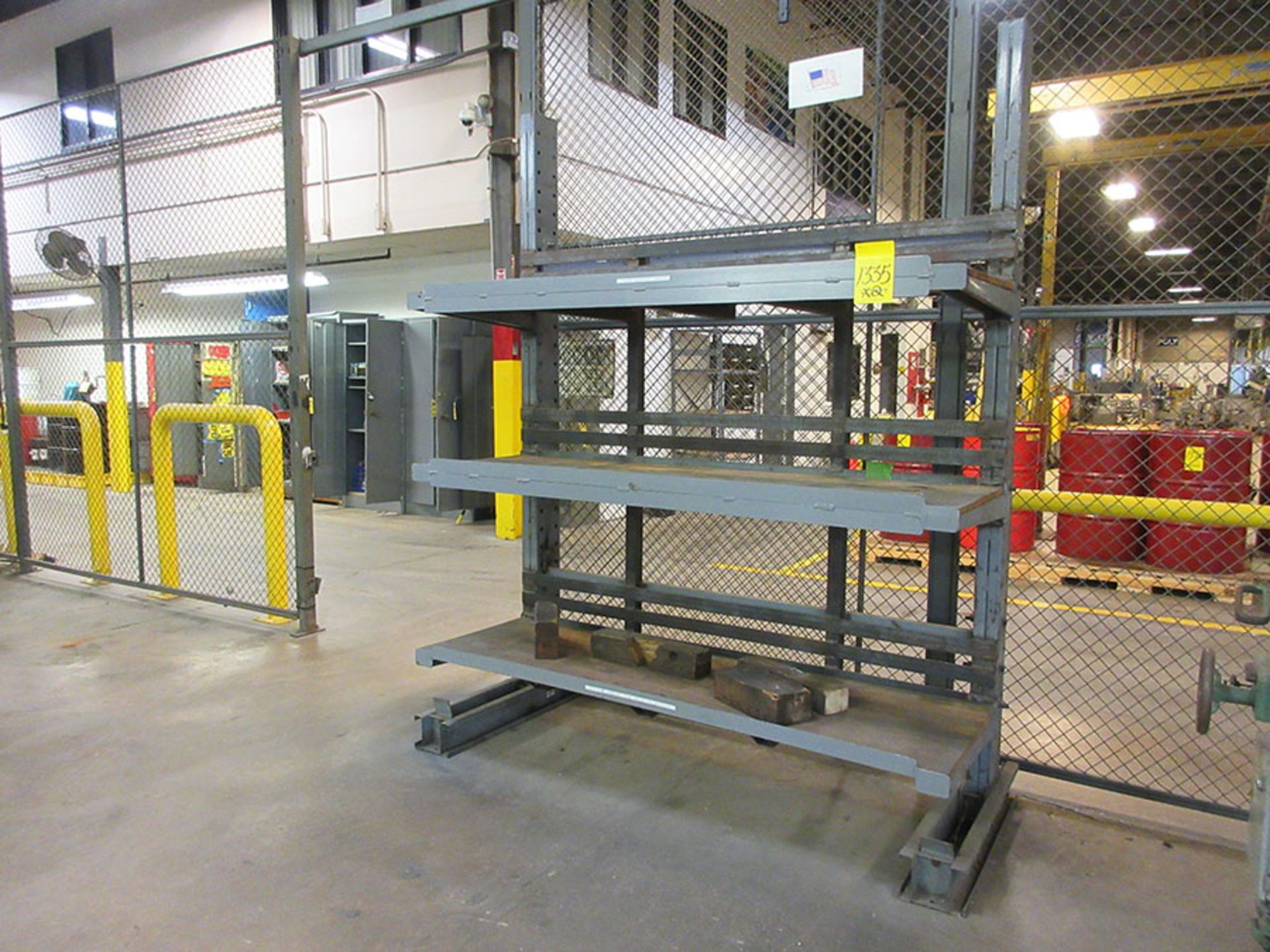 (2) CANTILEVER RACKS WITH CONTENTS