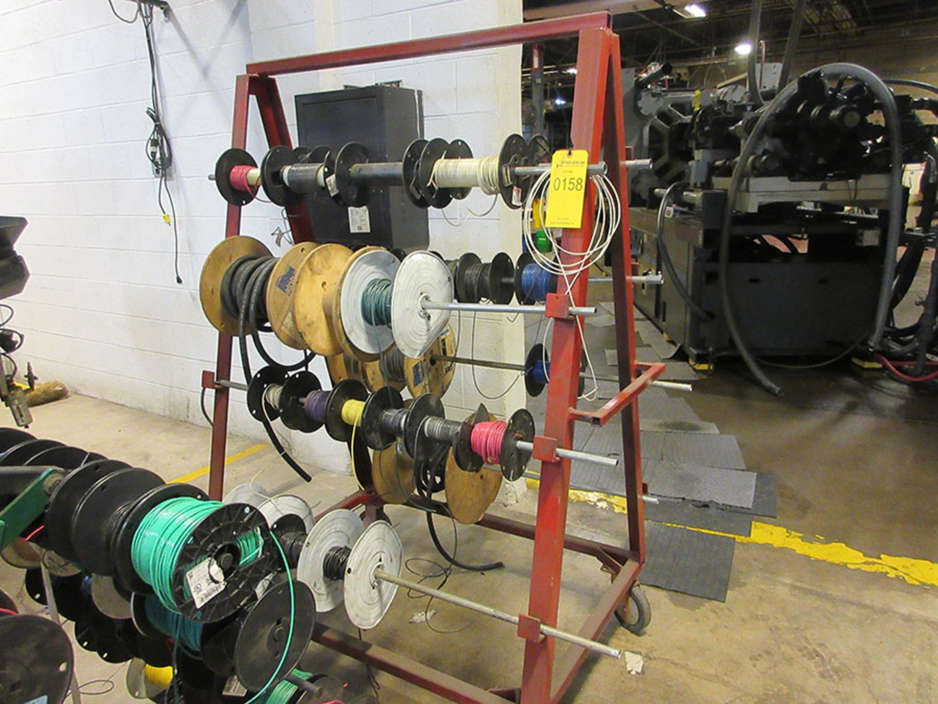 WIRE CART & WIRE SPOOLS