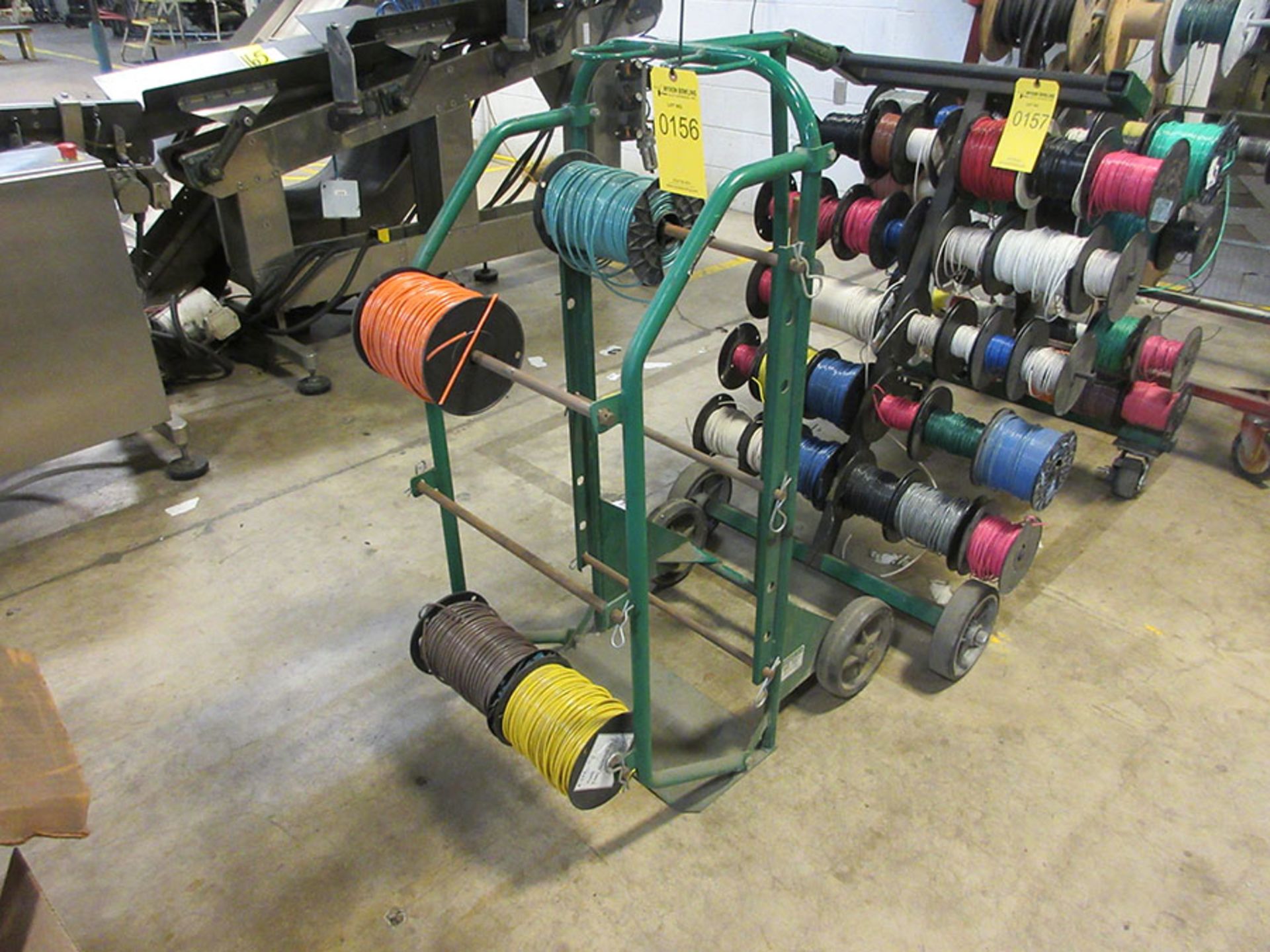 GREENLEE WIRE CART & WIRE SPOOLS