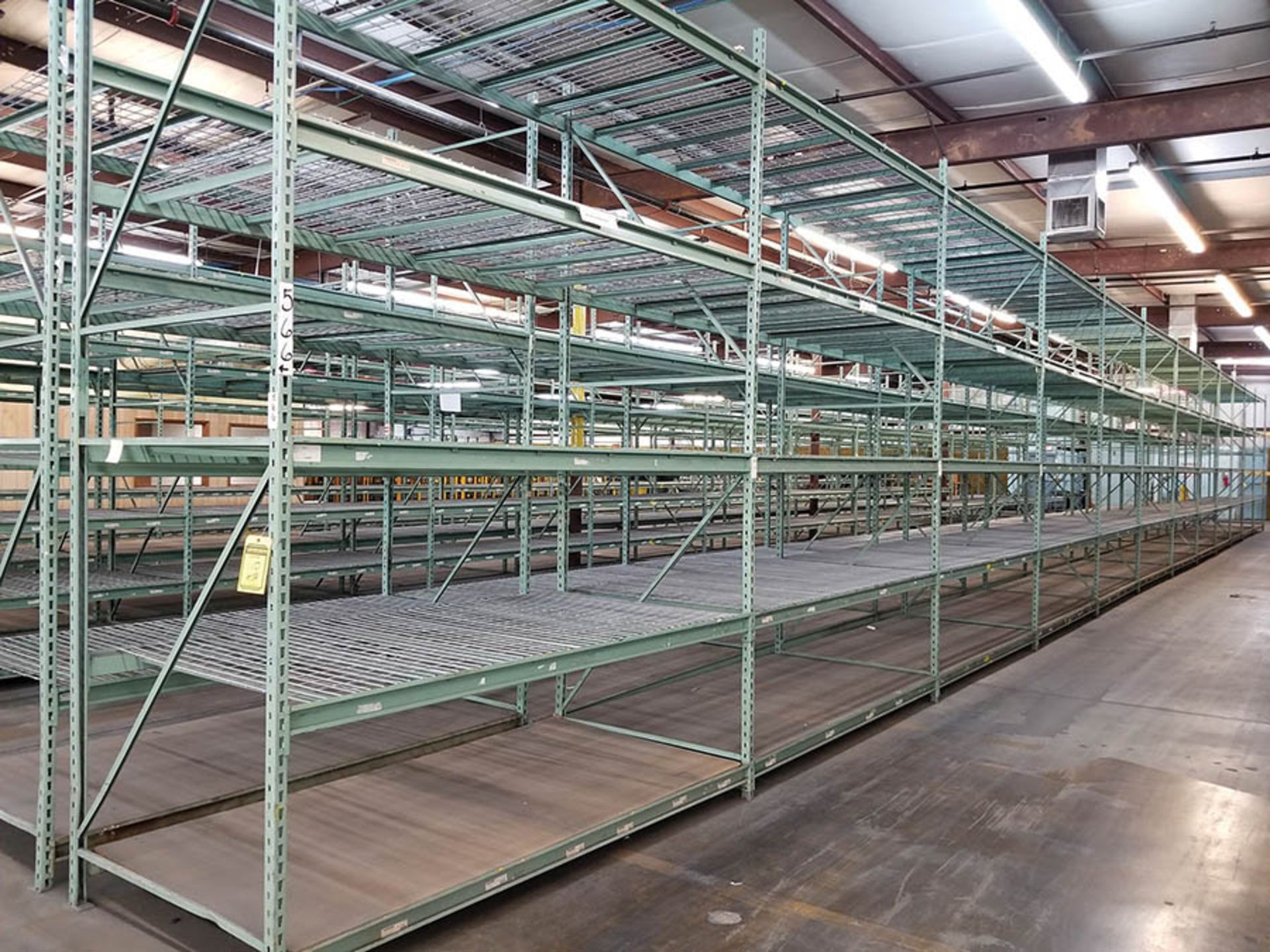 (43) SECTIONS OF PENCO KEYSTONE LOCK PALLET RACKING, 8’ X 4’ X 12 ...