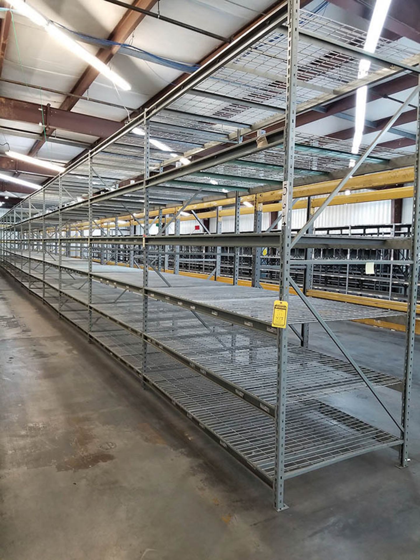 (26) SECTIONS OF PENCO KEYSTONE LOCK PALLET RACKING, 8’ X 4’ X 12 ...