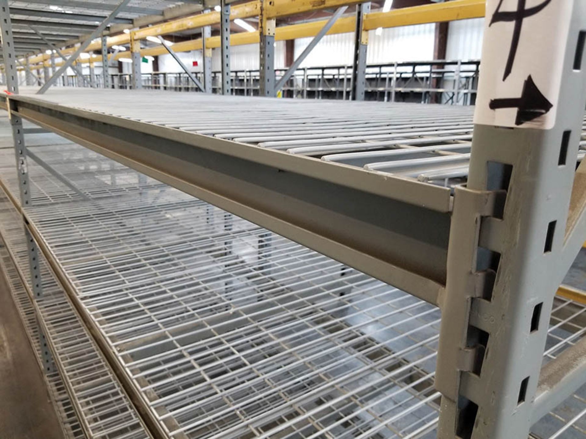 (26) SECTIONS OF PENCO KEYSTONE LOCK PALLET RACKING, 8’ X 4’ X 12 ...