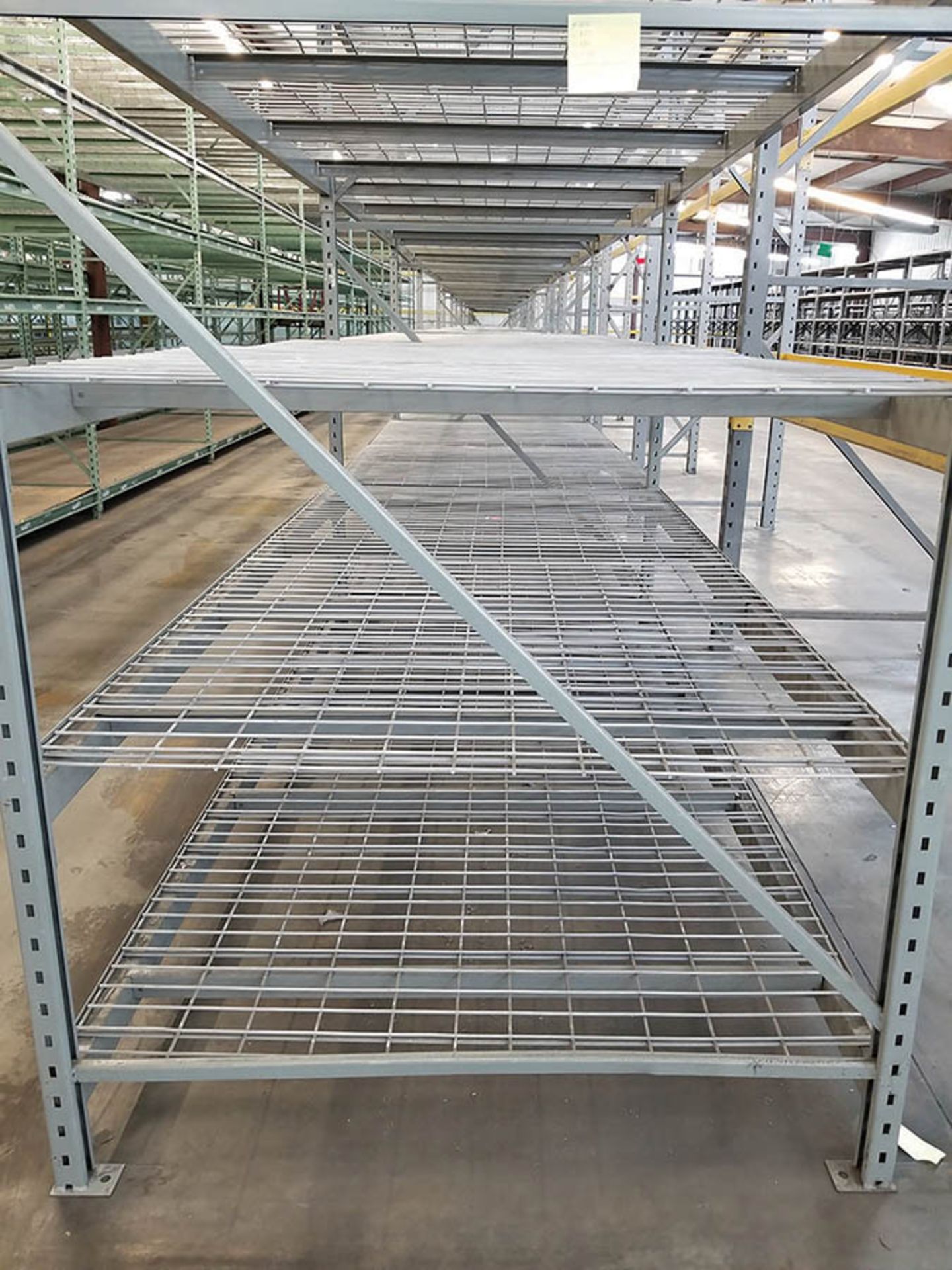 (26) SECTIONS OF PENCO KEYSTONE LOCK PALLET RACKING, 8’ X 4’ X 12 ...