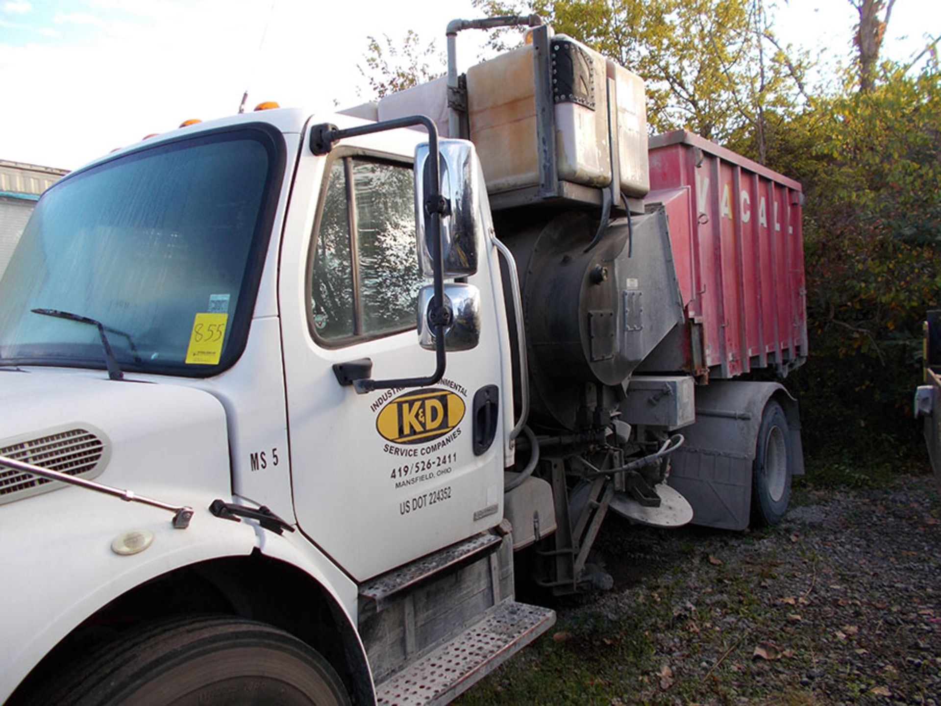 2009 FREIGHTLINER BUSINESS CLASS M2; S/N 1FVACXDTX9HAK333, WITH VACALL SWEEPER ***LOCATED IN