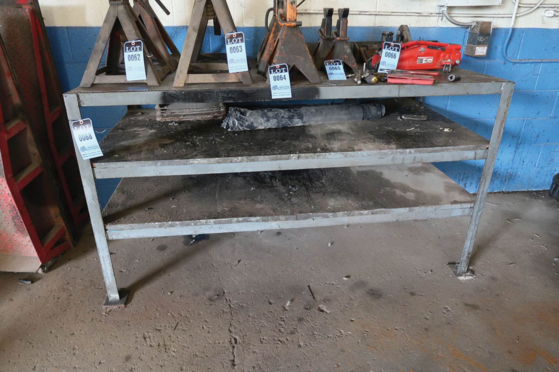 73'' X 36'' HEAVY DUTY STEEL TABLE