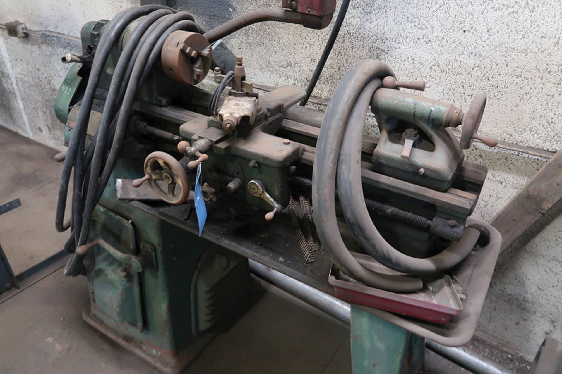 MISC. SHOP EQUIPMENT INCLUDING (2) DRILL PRESSES, DE GRINDER, 15-TON H-FRAME HYDRAULIC PRESS, 6'' - Image 8 of 8