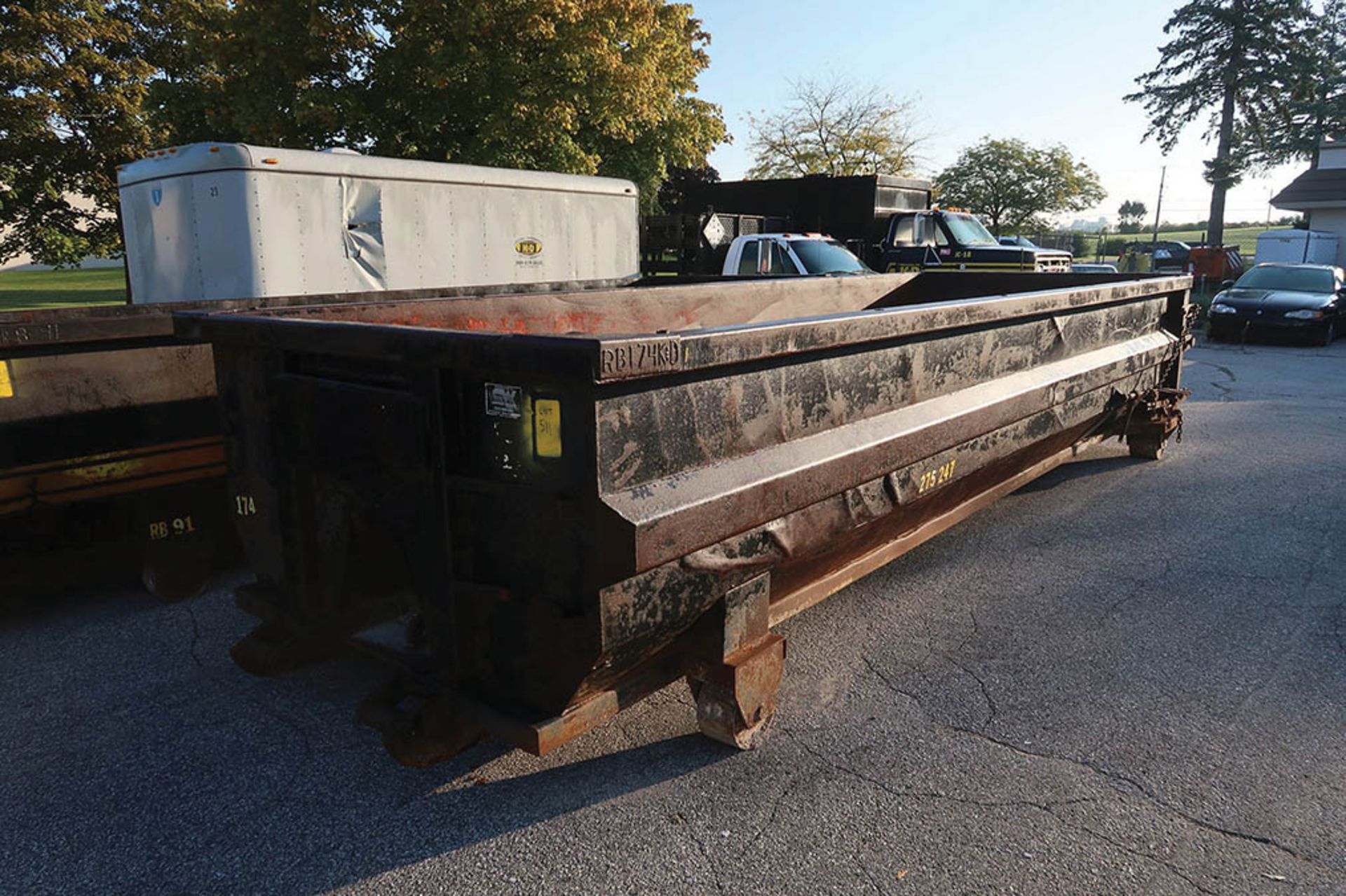 30 CU. YARD ROLL-OFF CONTAINER, RB174 ***LOCATED IN MIDLAND, MICHIGAN**