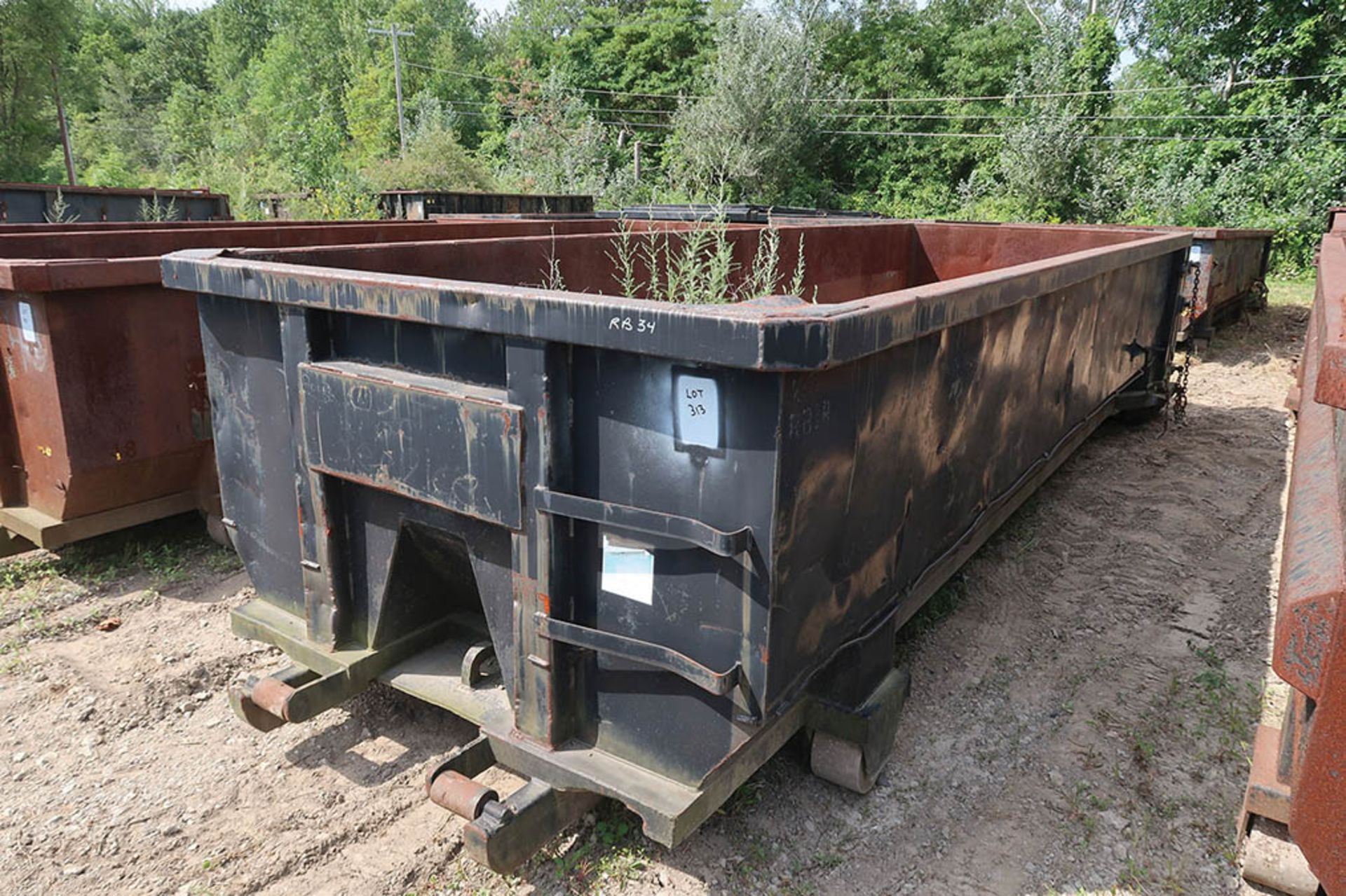 20 CUBIC YARD ROLL OFF CONTAINER, RB34