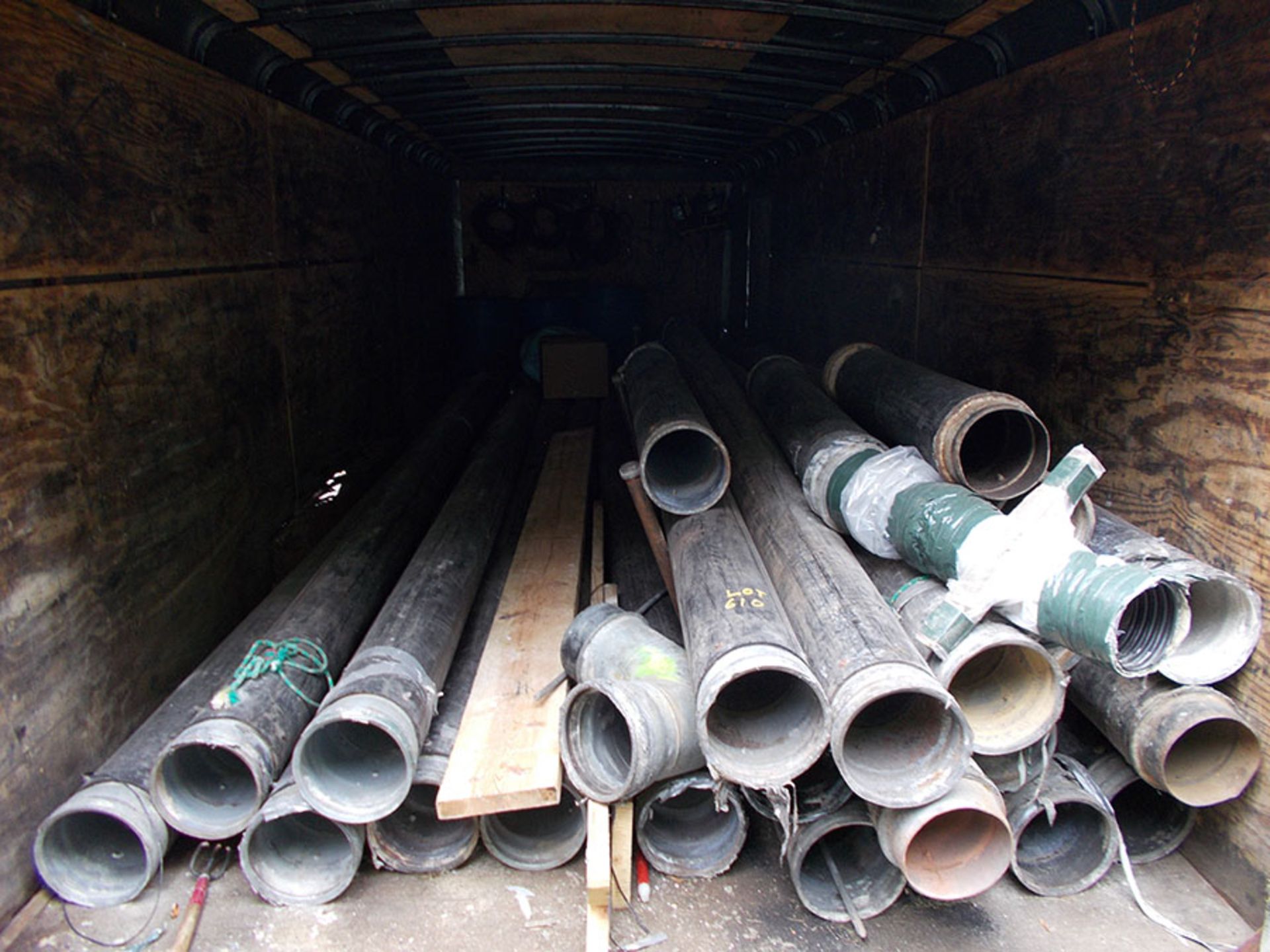 CONTENTS OF HAULMARK TRAILER; 7 1/2'' SUCTION PIPE FITTINGS AND MISC. ***LOCATED IN ALLEGAN, MI***