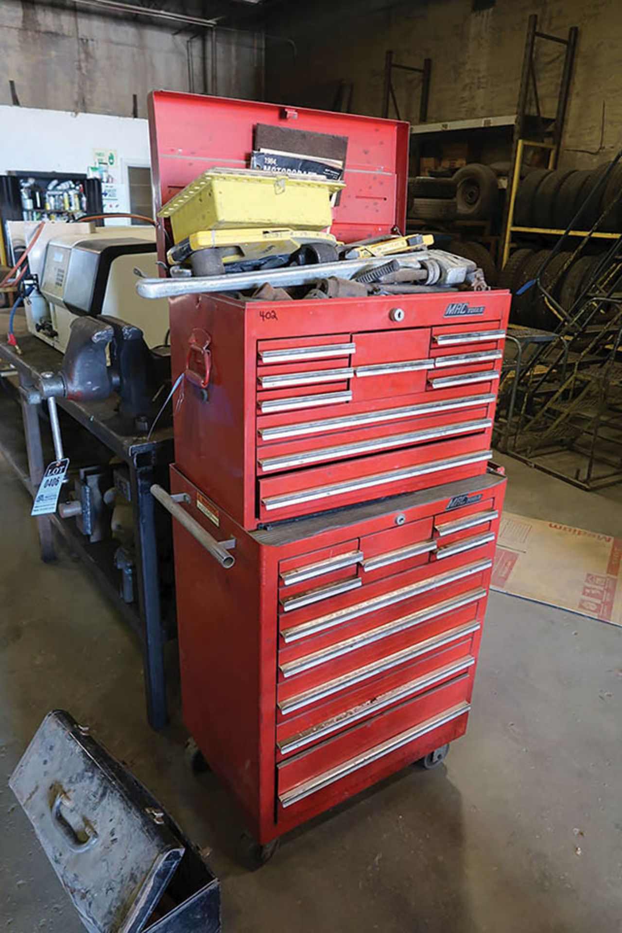 20-DRAWER MAC TOOLS TOOLBOX WITH TOOLS ***LOCATED IN MIDLAND, MICHIGAN**